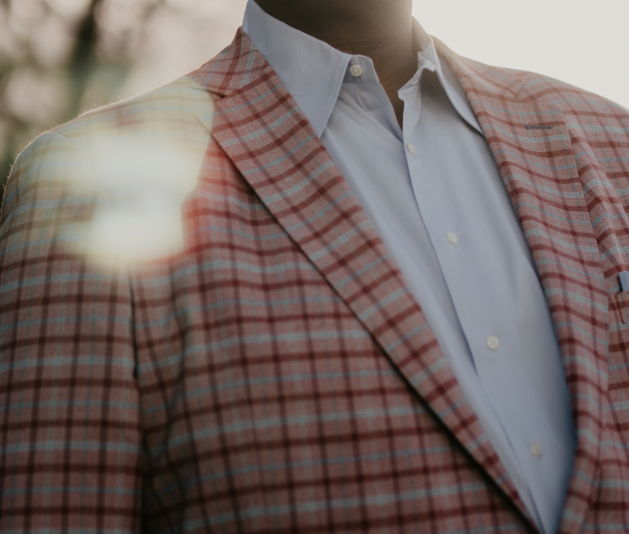 韓国好きメンズ必見!チェックジャケットでワンランクオシャレに!