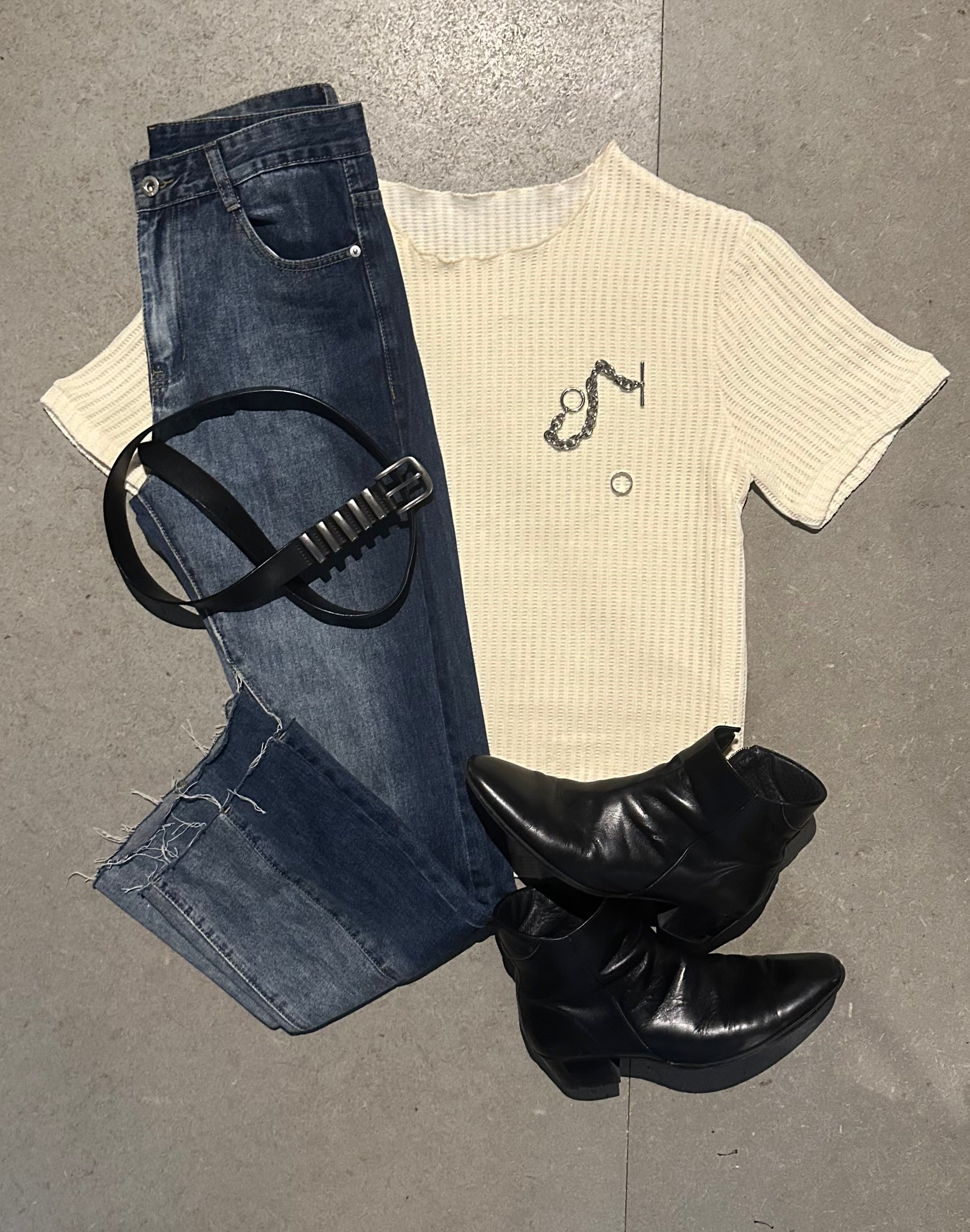 レイジーカットTシャツ Ot20076