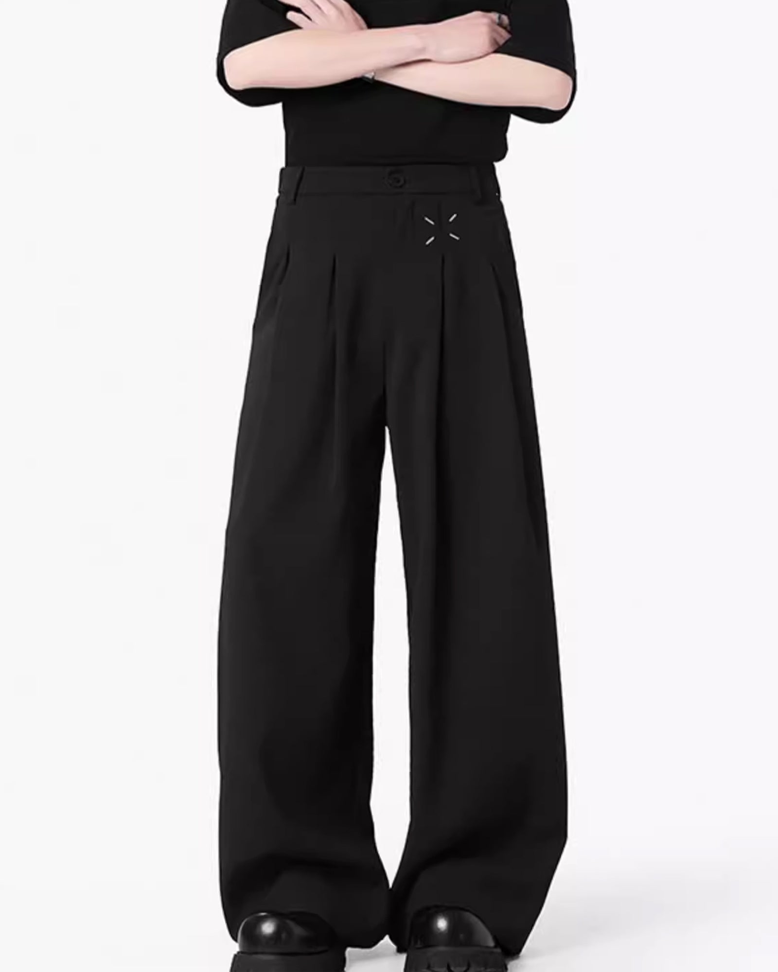 ルーズドレープタックワイドスラックス Ot11735