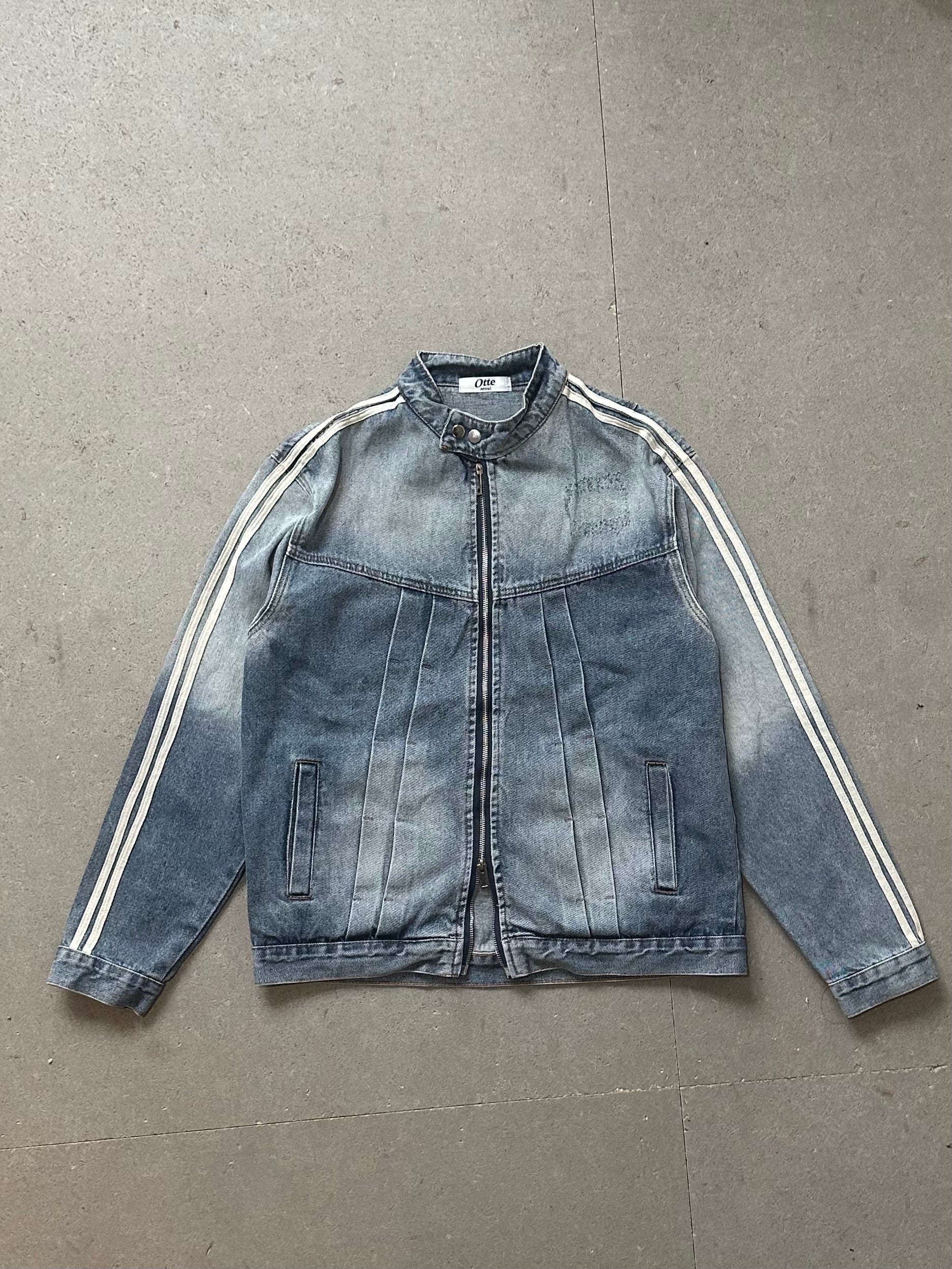 ラインブルーデニムジャケット Ot30004