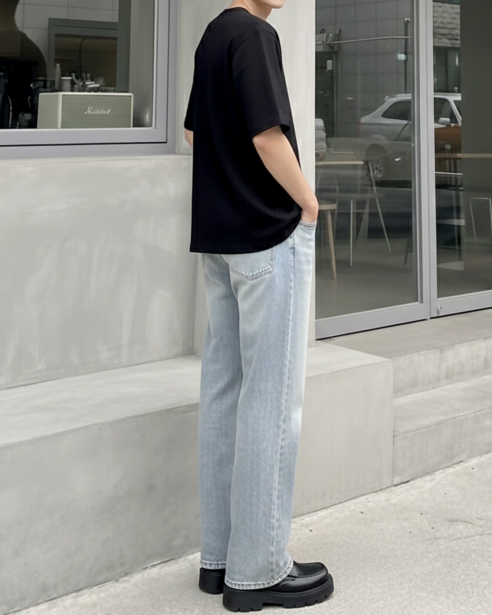 フロントホックスリットネックトップス Ot20135