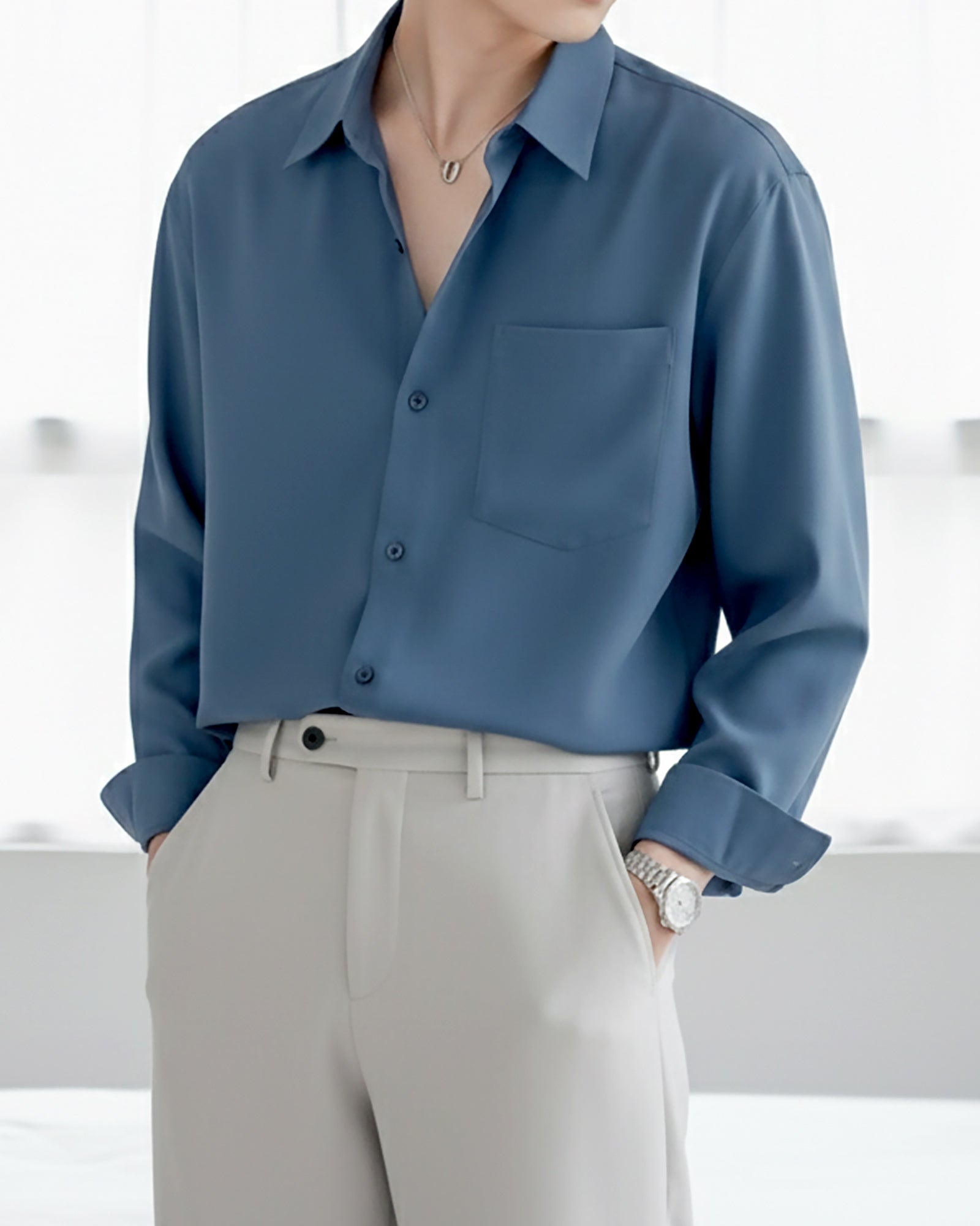 エッセンシャルベーシックシャツ Ot20140