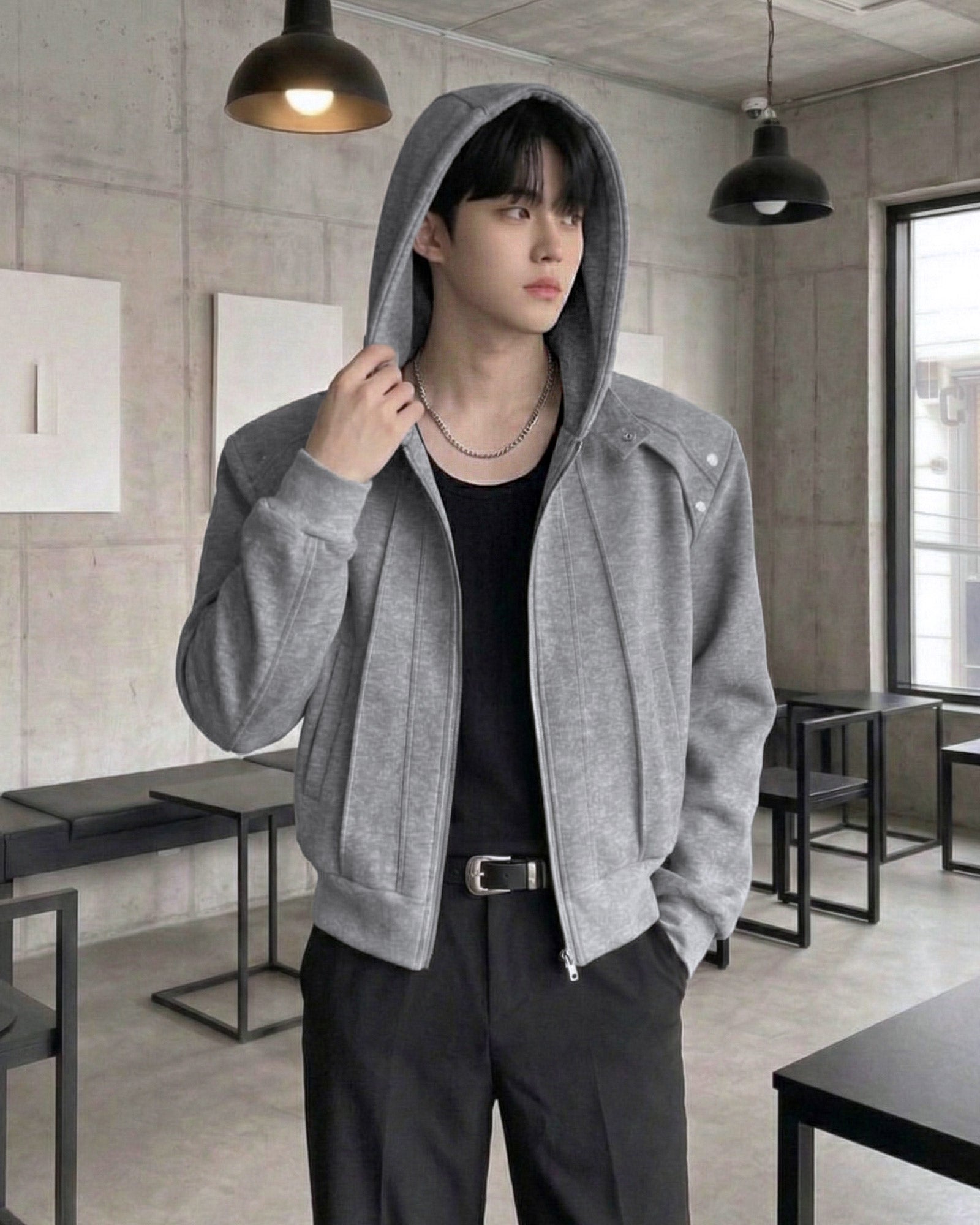 アーバンエッジジップアップパーカー Ot20156