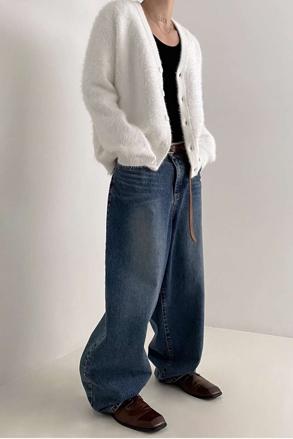 コリアンモヘアカーディガン Ot4553