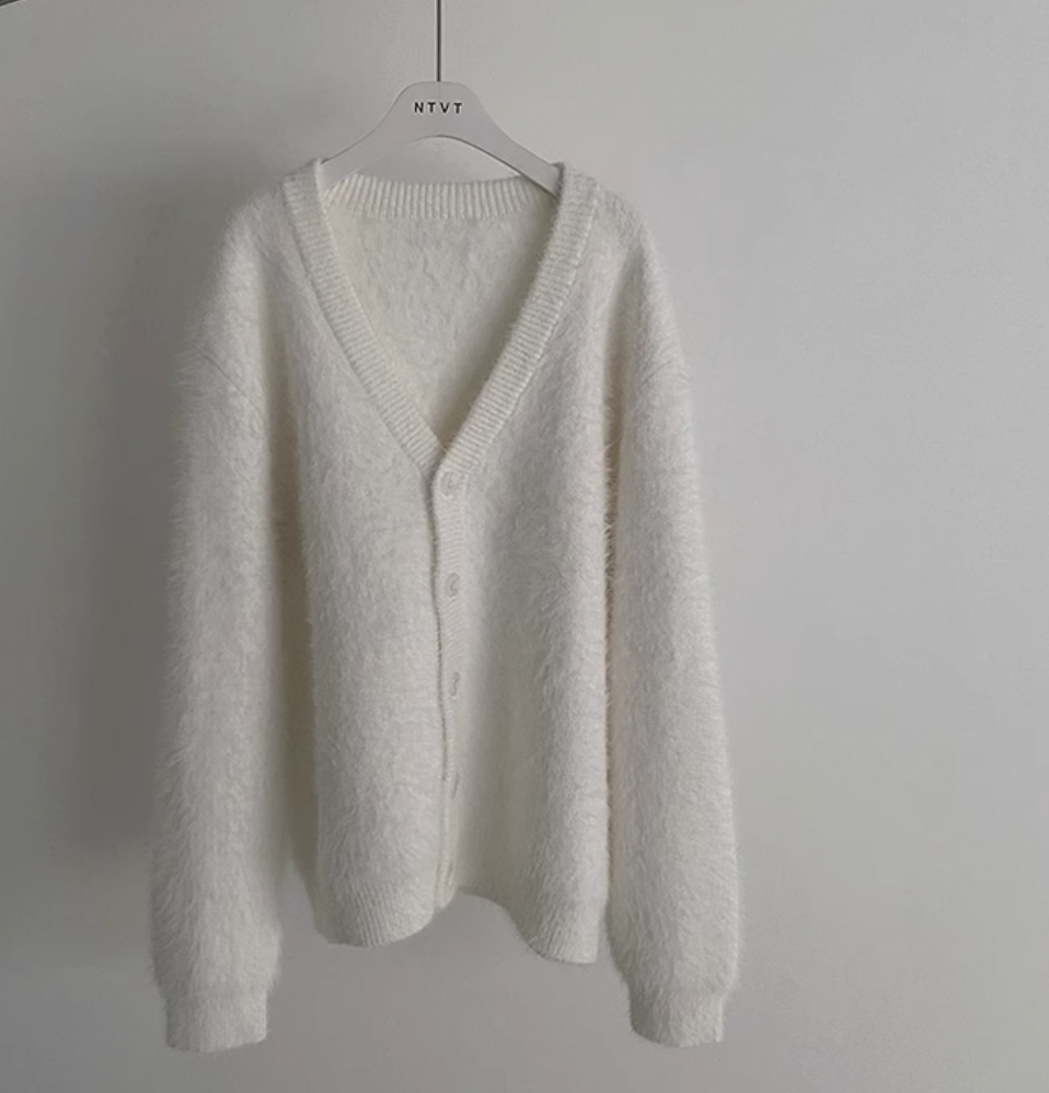 コリアンモヘアカーディガン Ot4553