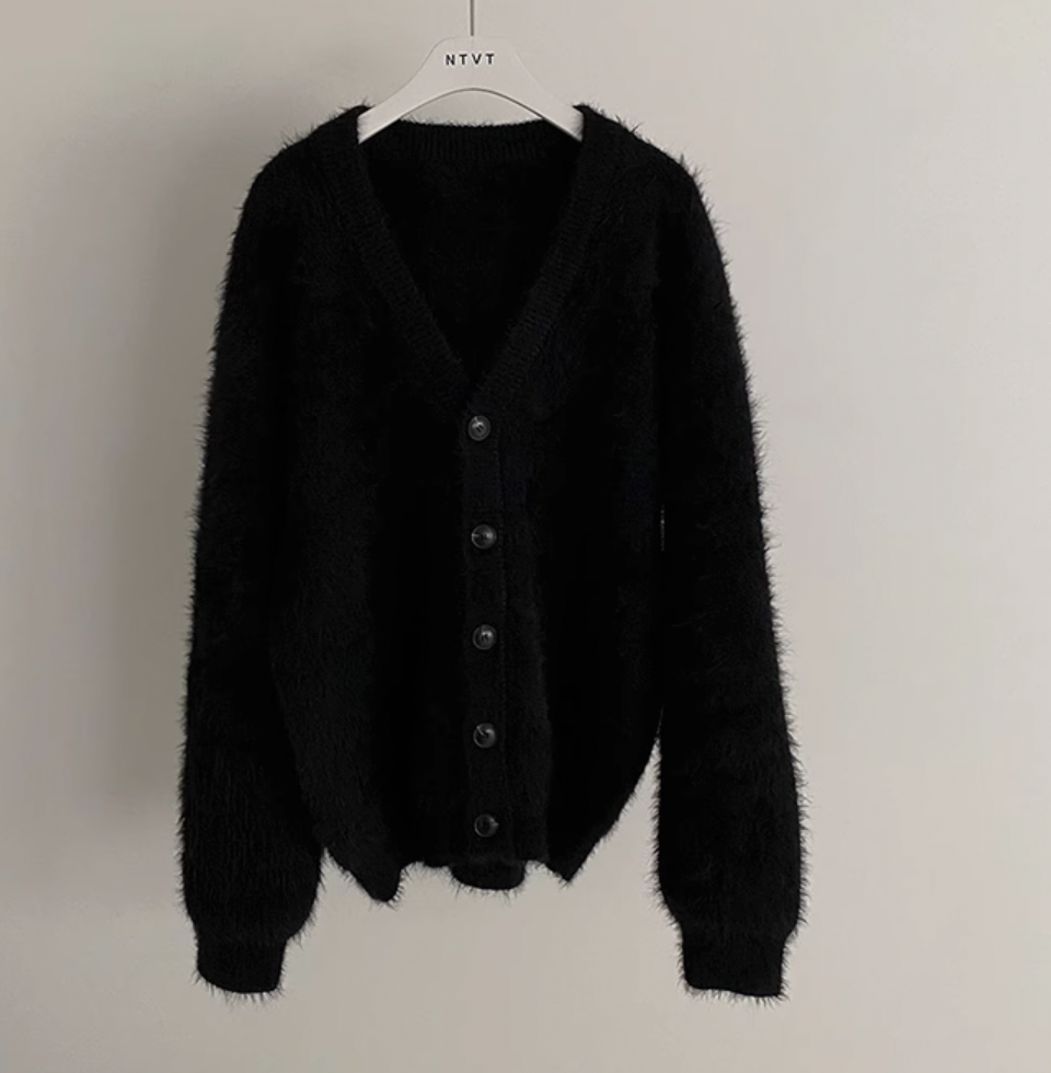 コリアンモヘアカーディガン Ot4553