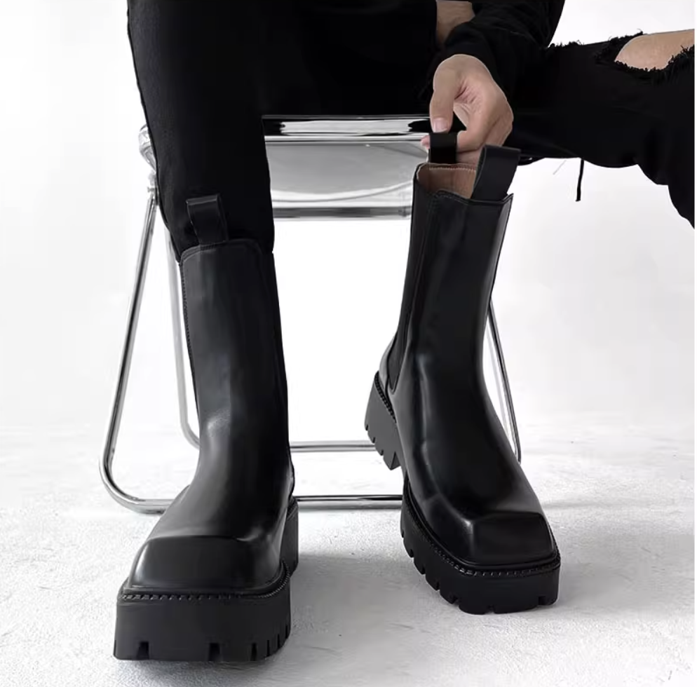 厚底サイドゴアブーツ Ot4556