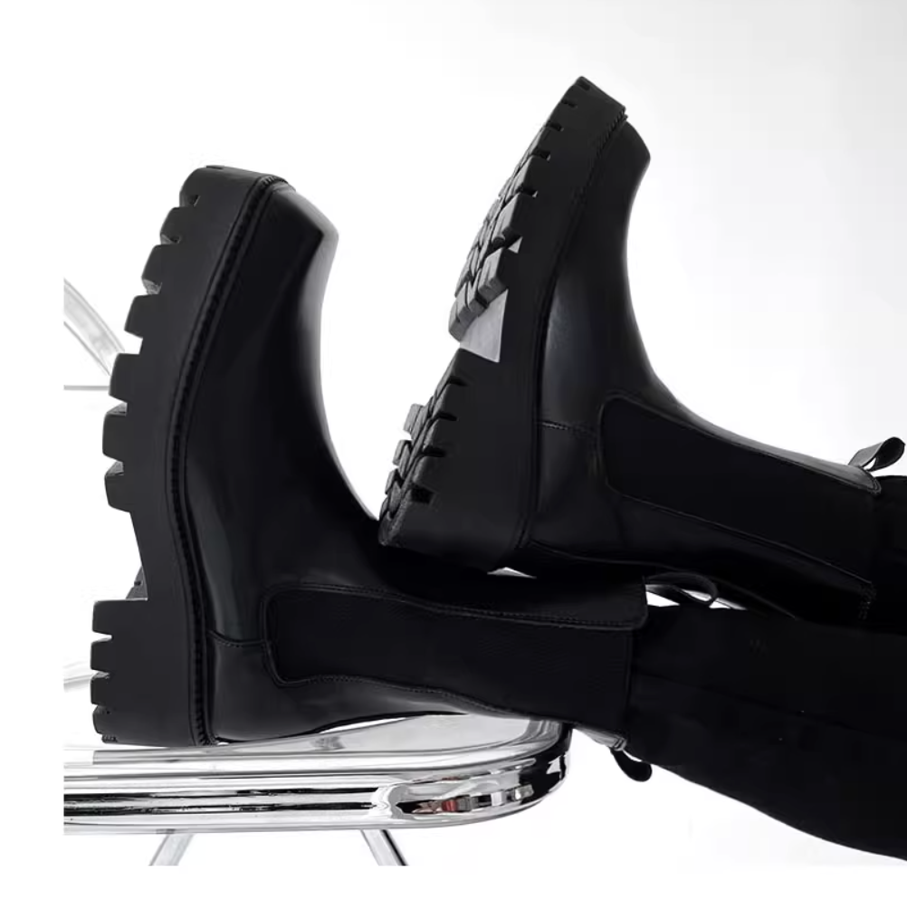 厚底サイドゴアブーツ Ot4556