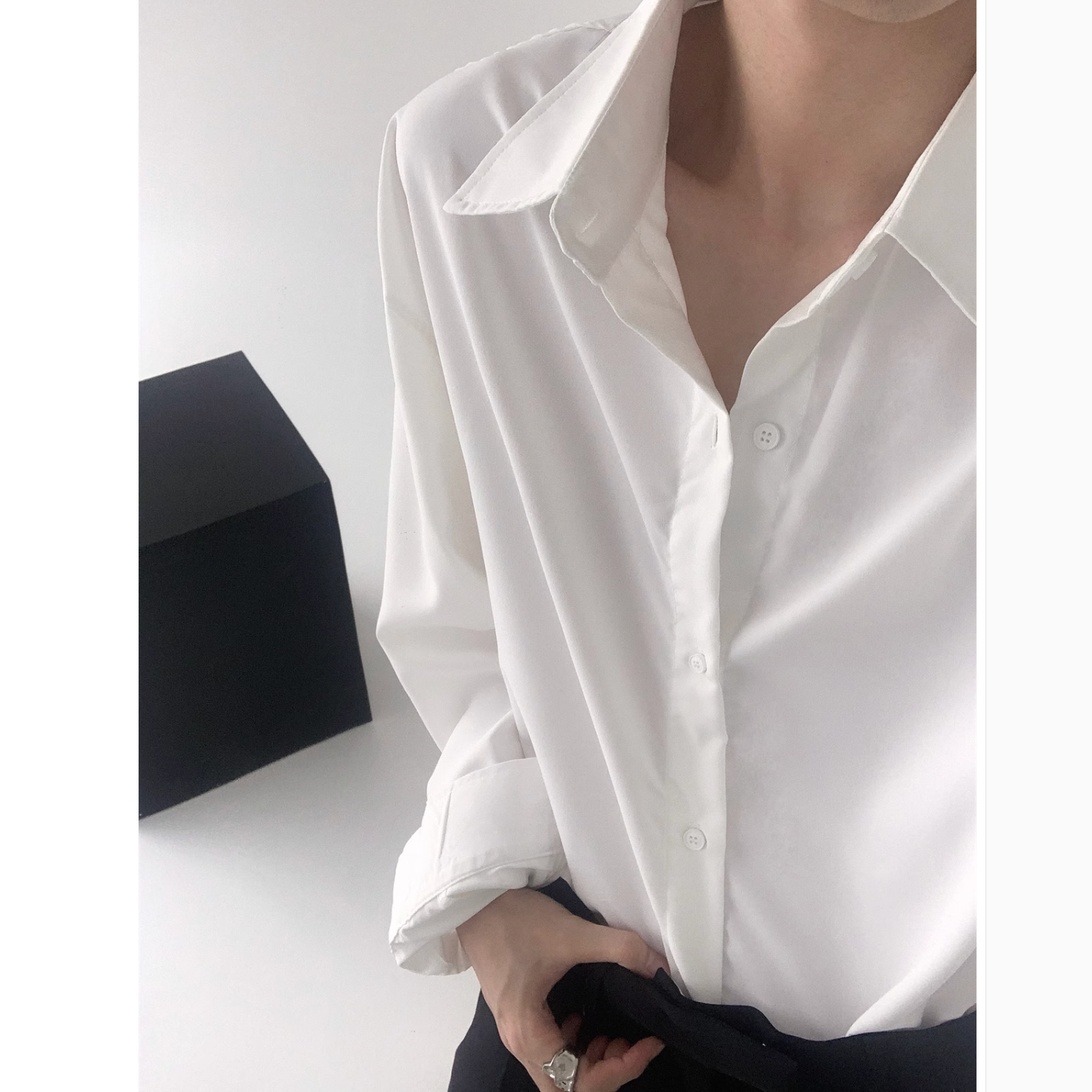 ビッグカラーシンプルシャツ Ot4565