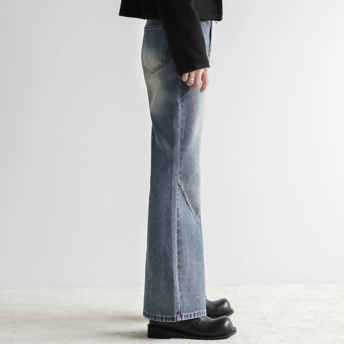 ルーズフレアワイドデニム Ot4693