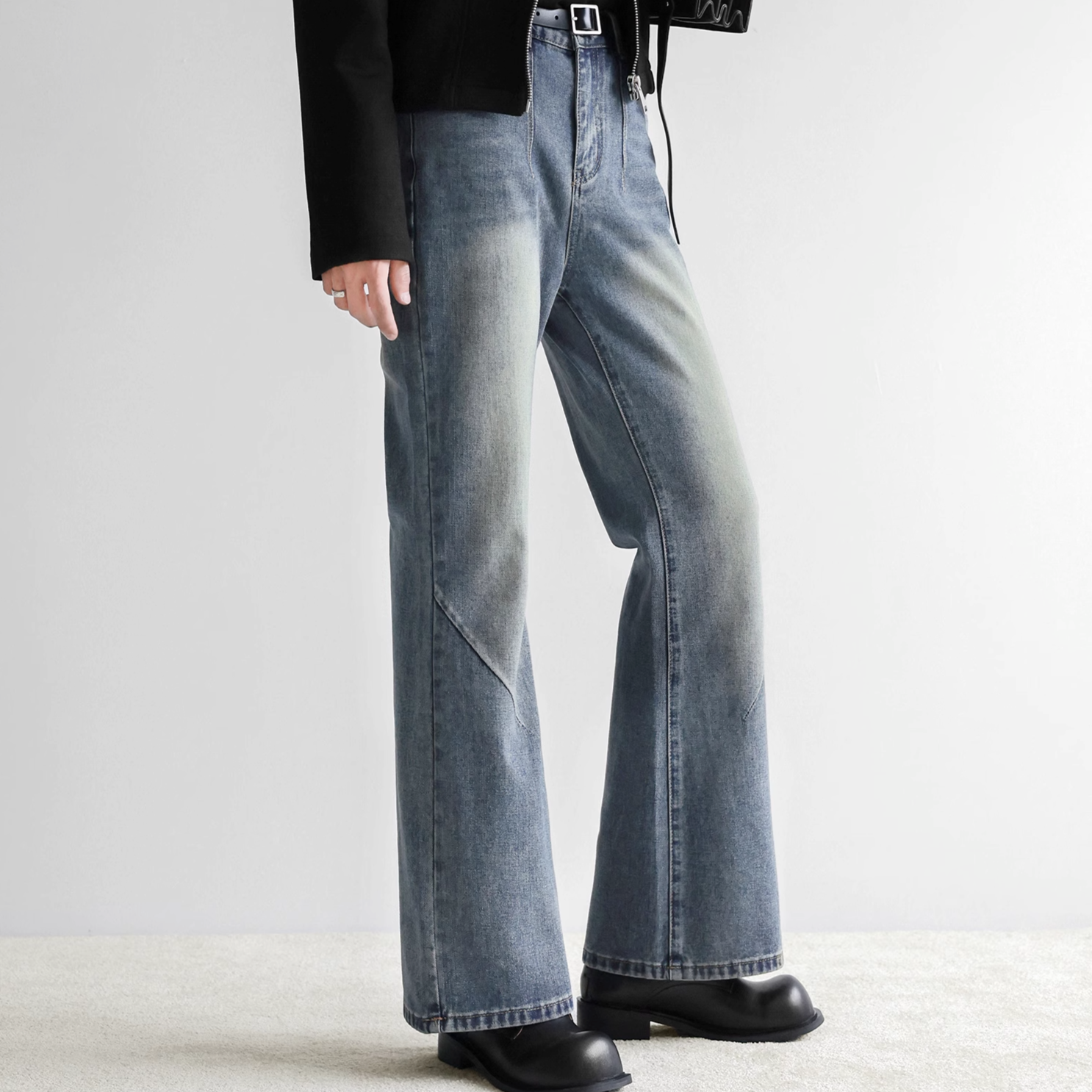 ルーズフレアワイドデニム Ot4693