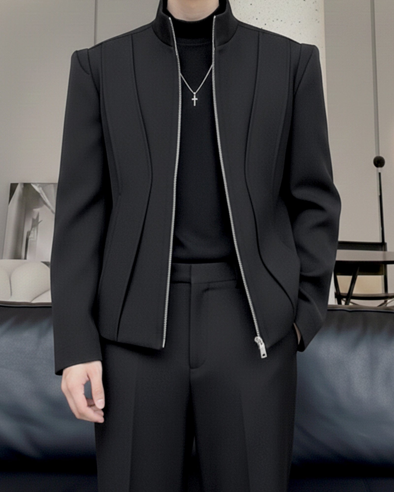 シグネチャーラインジップジャケット Ot30055