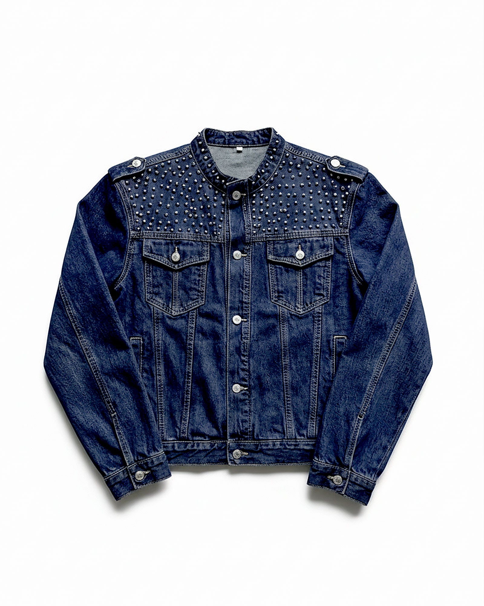 デコデニムノーカラージャケット Ot30063