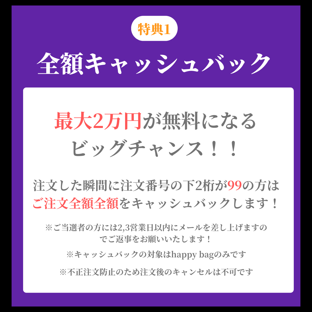 【本日21:00販売開始】ハロウィン限定Happy Bag