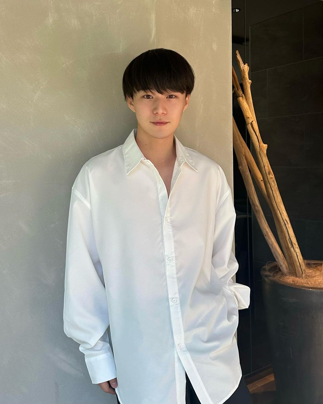 ビッグカラーシンプルシャツ Ot4565