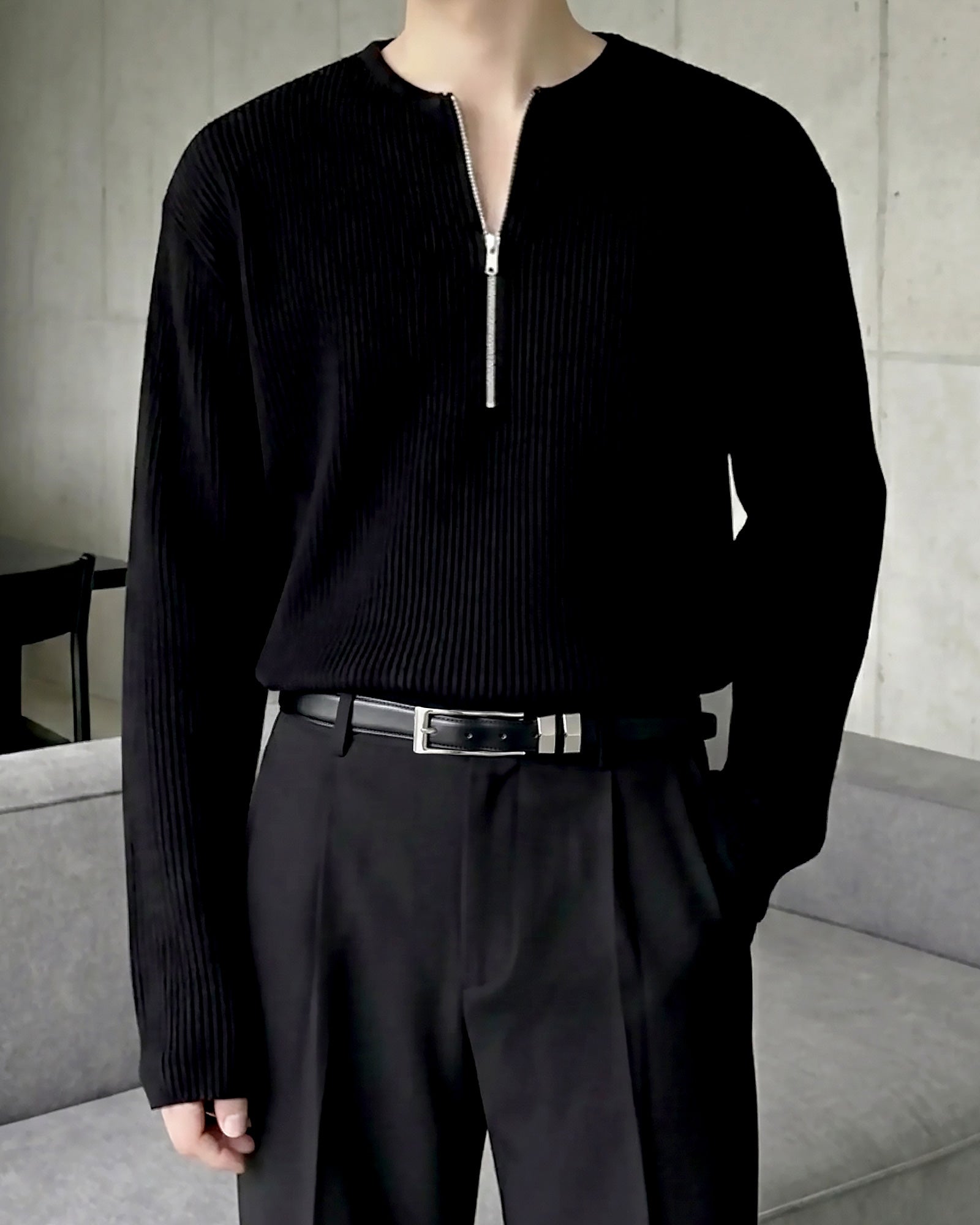 ミニマルスクエアバックルベルト Ot40001