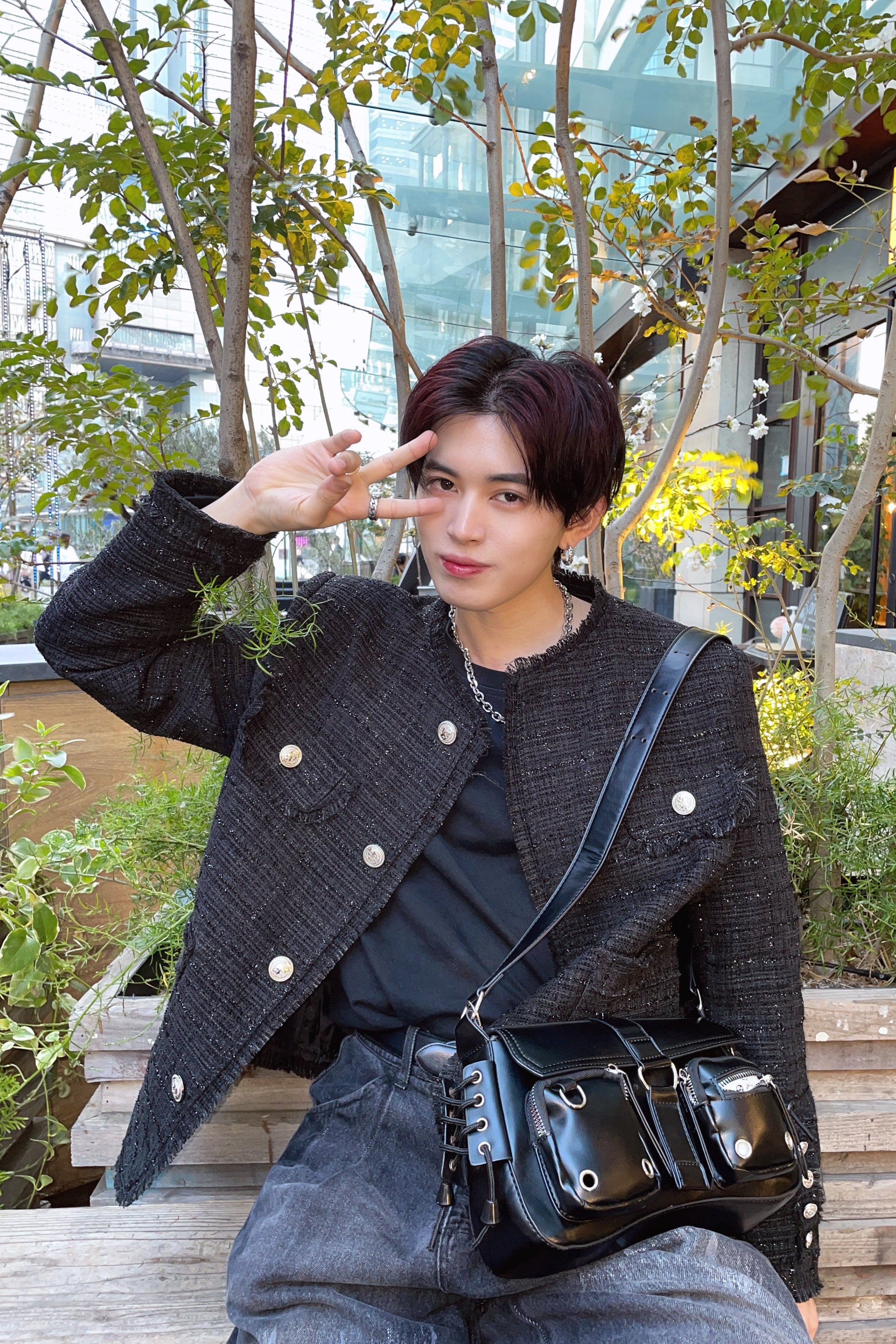 アイドルラグジュアリーツイードジャケット Ot4776