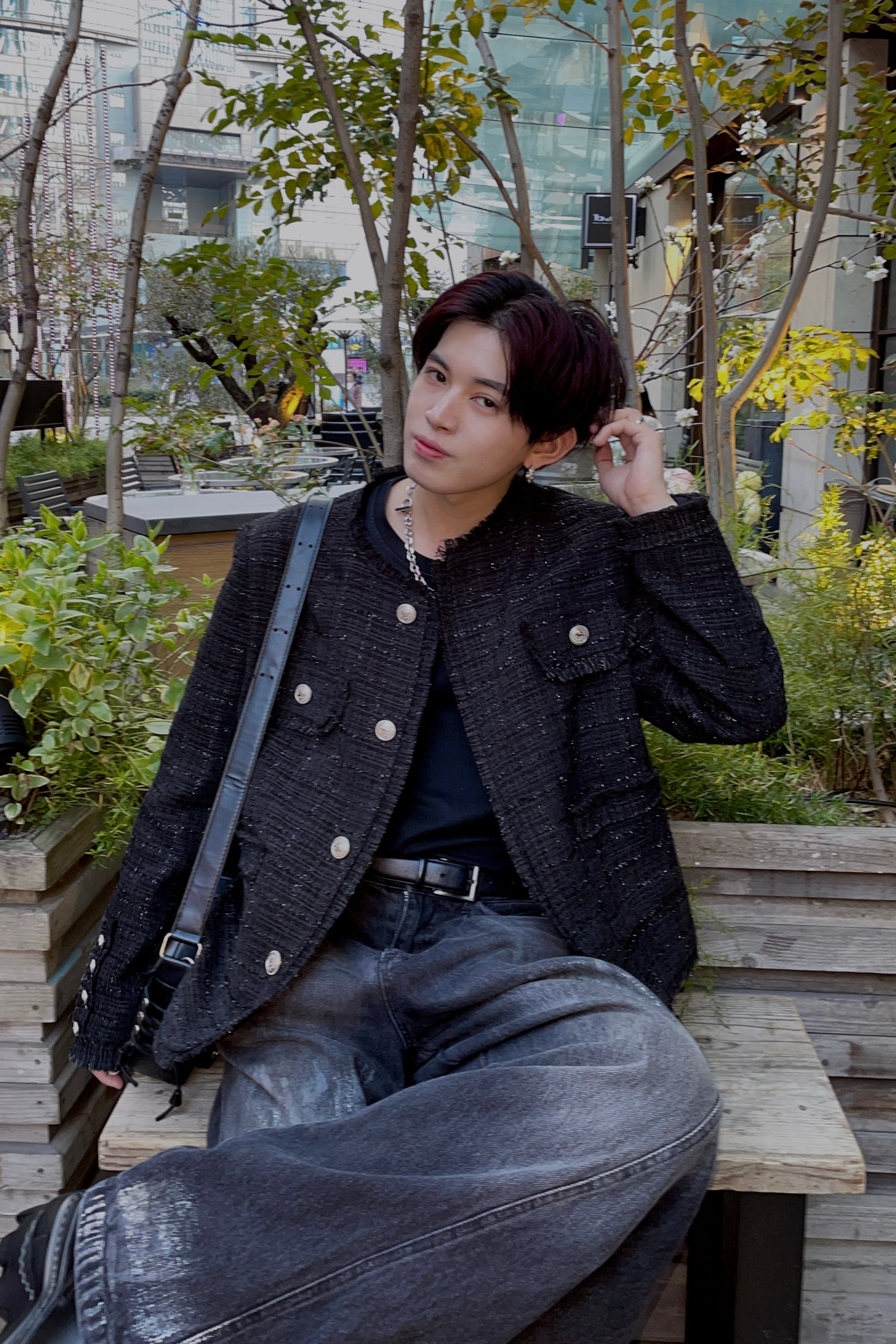 アイドルラグジュアリーツイードジャケット Ot4776