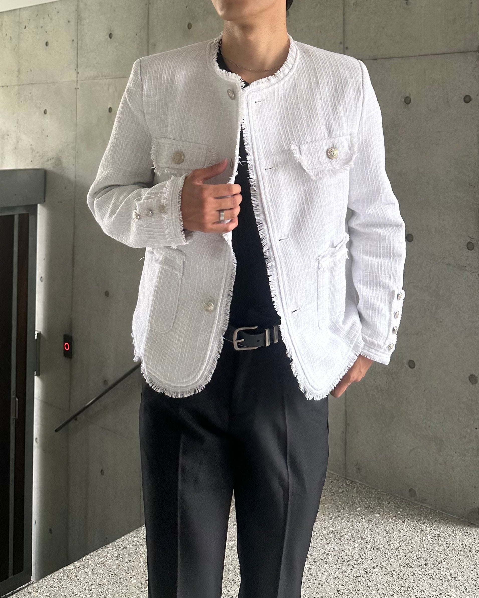 アイドルラグジュアリーツイードジャケット Ot4776