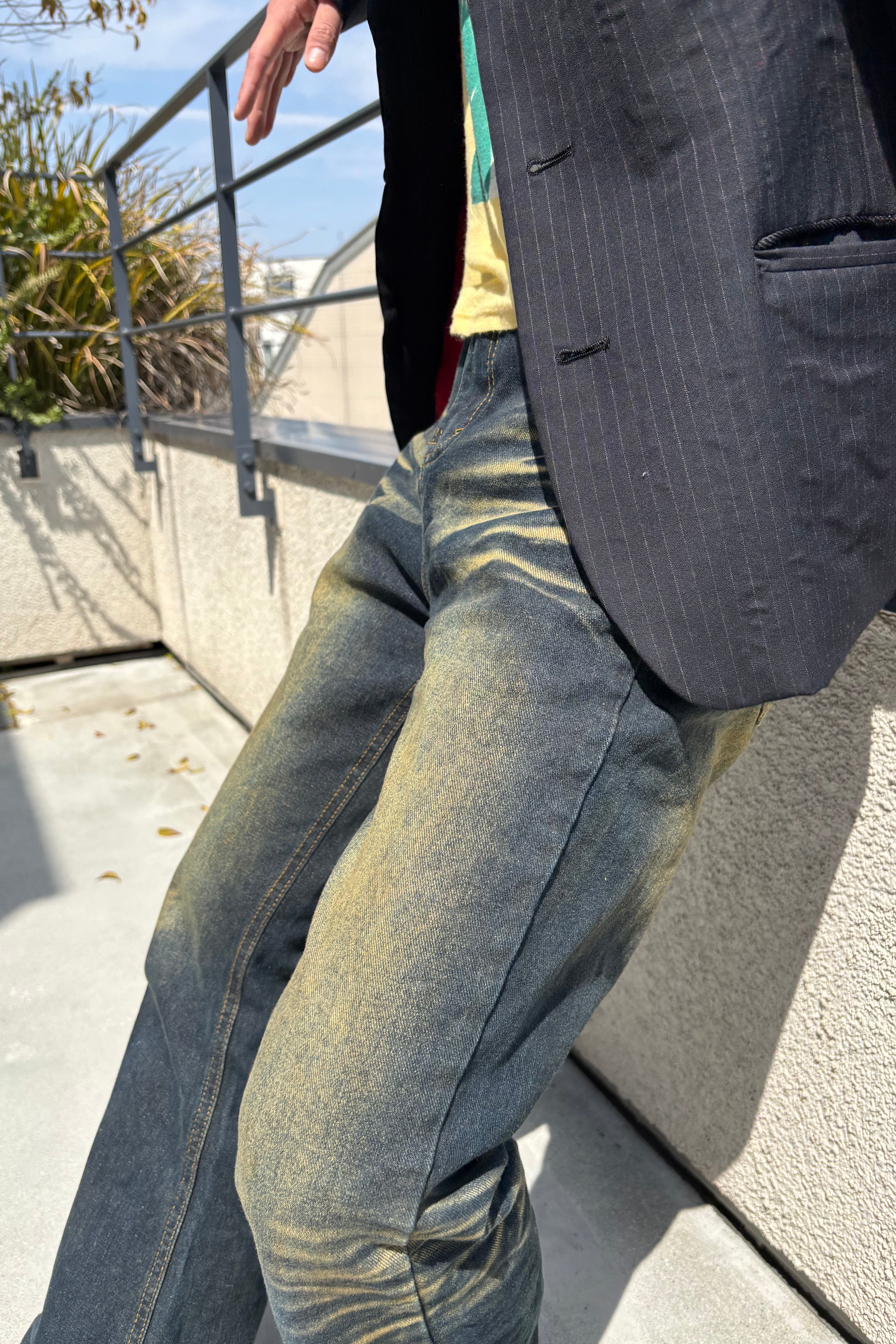 モダンウォッシュフレアデニム Ot4714