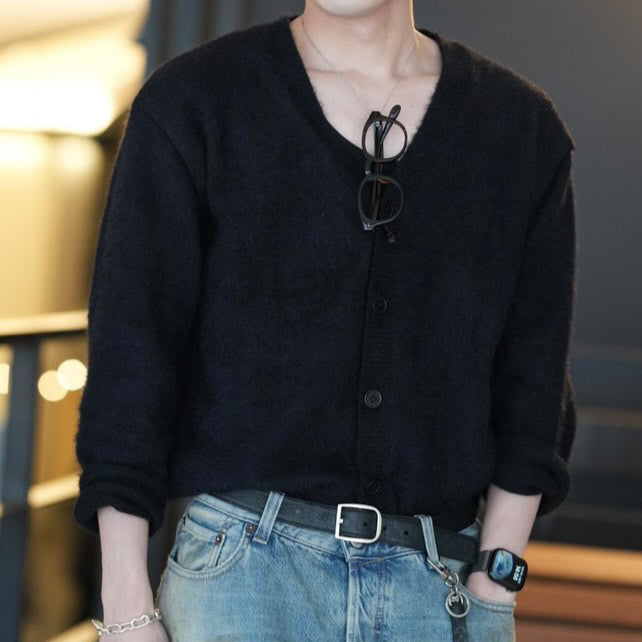 コリアンモヘアカーディガン Ot4553