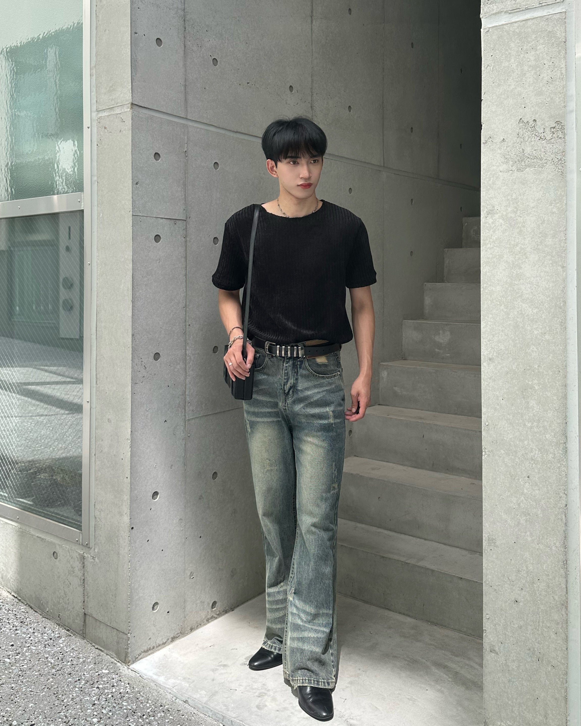 レイジーカットTシャツ Ot20076