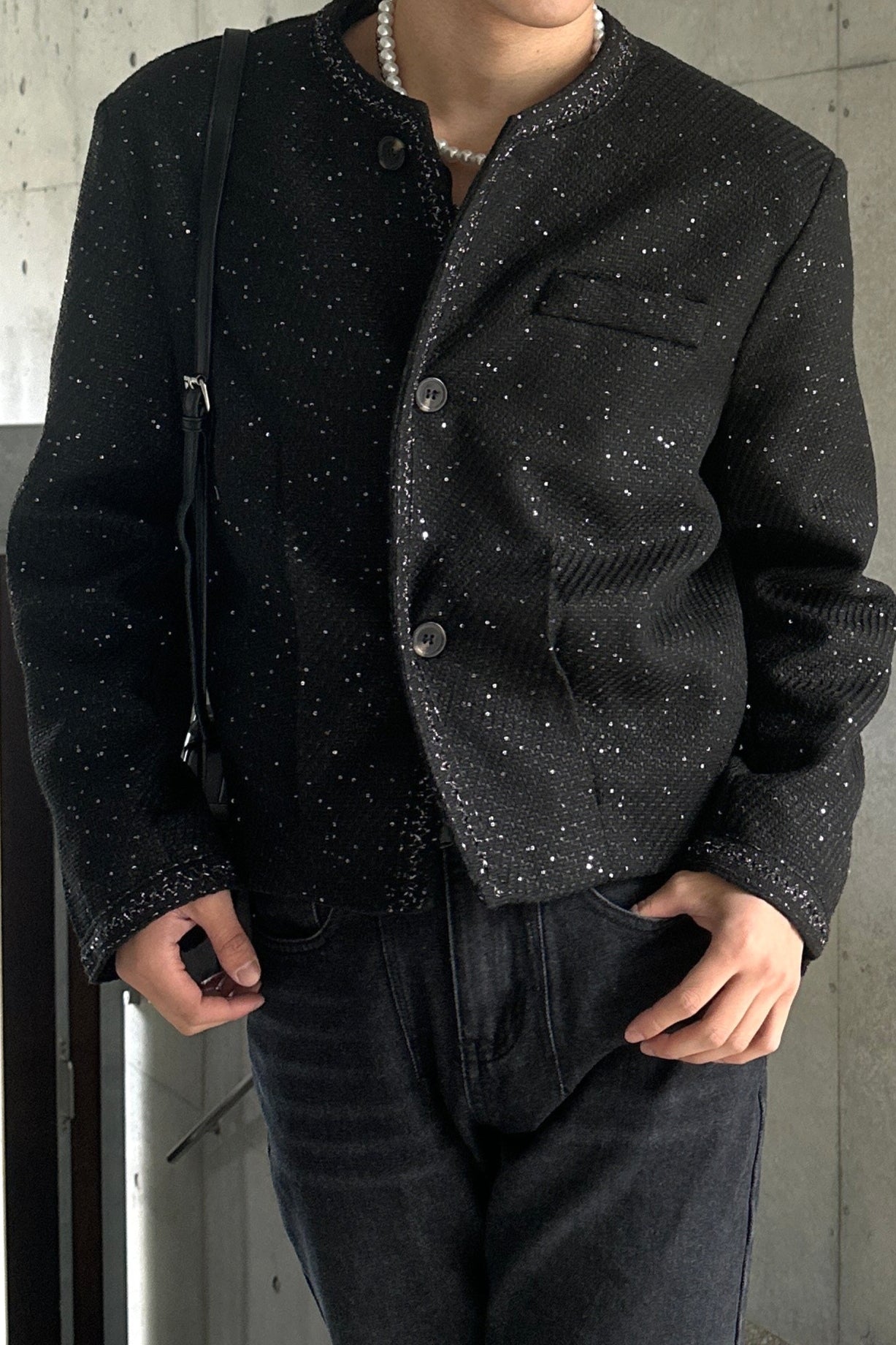 スパーキングツイードジャケット Ot4854