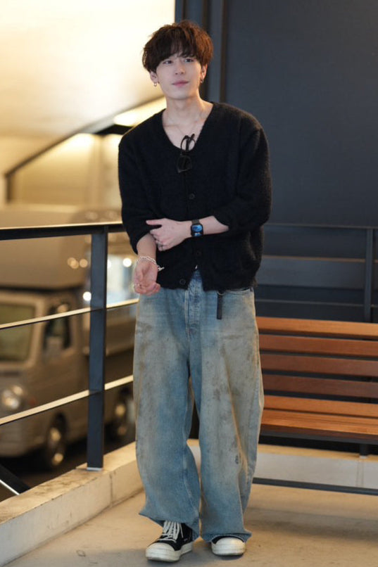 コリアンモヘアカーディガン Ot4553