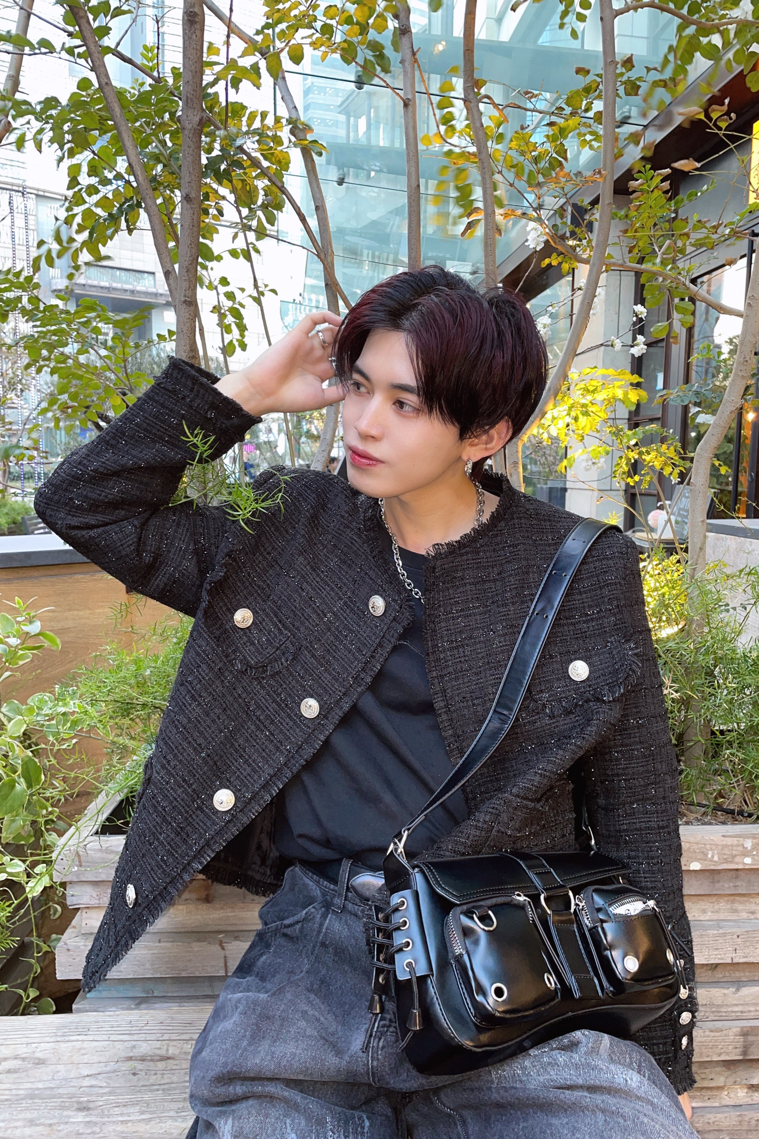 アイドルラグジュアリーツイードジャケット Ot4776