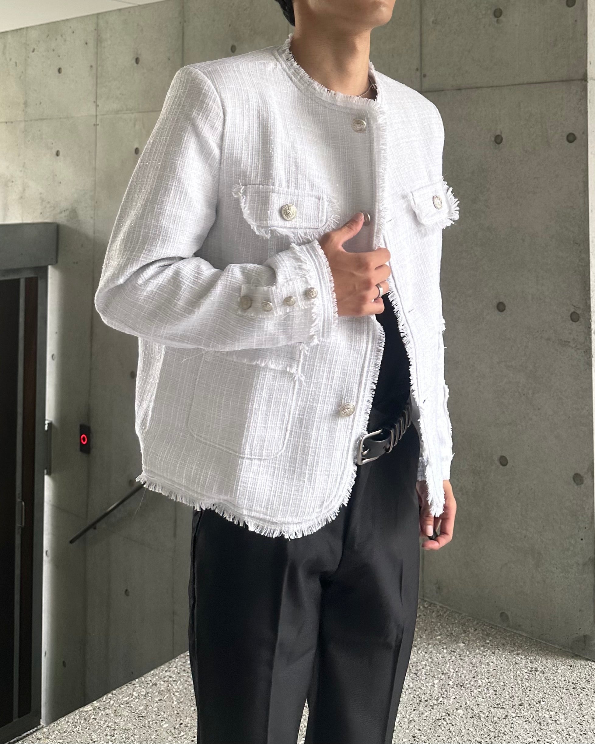 アイドルラグジュアリーツイードジャケット Ot4776