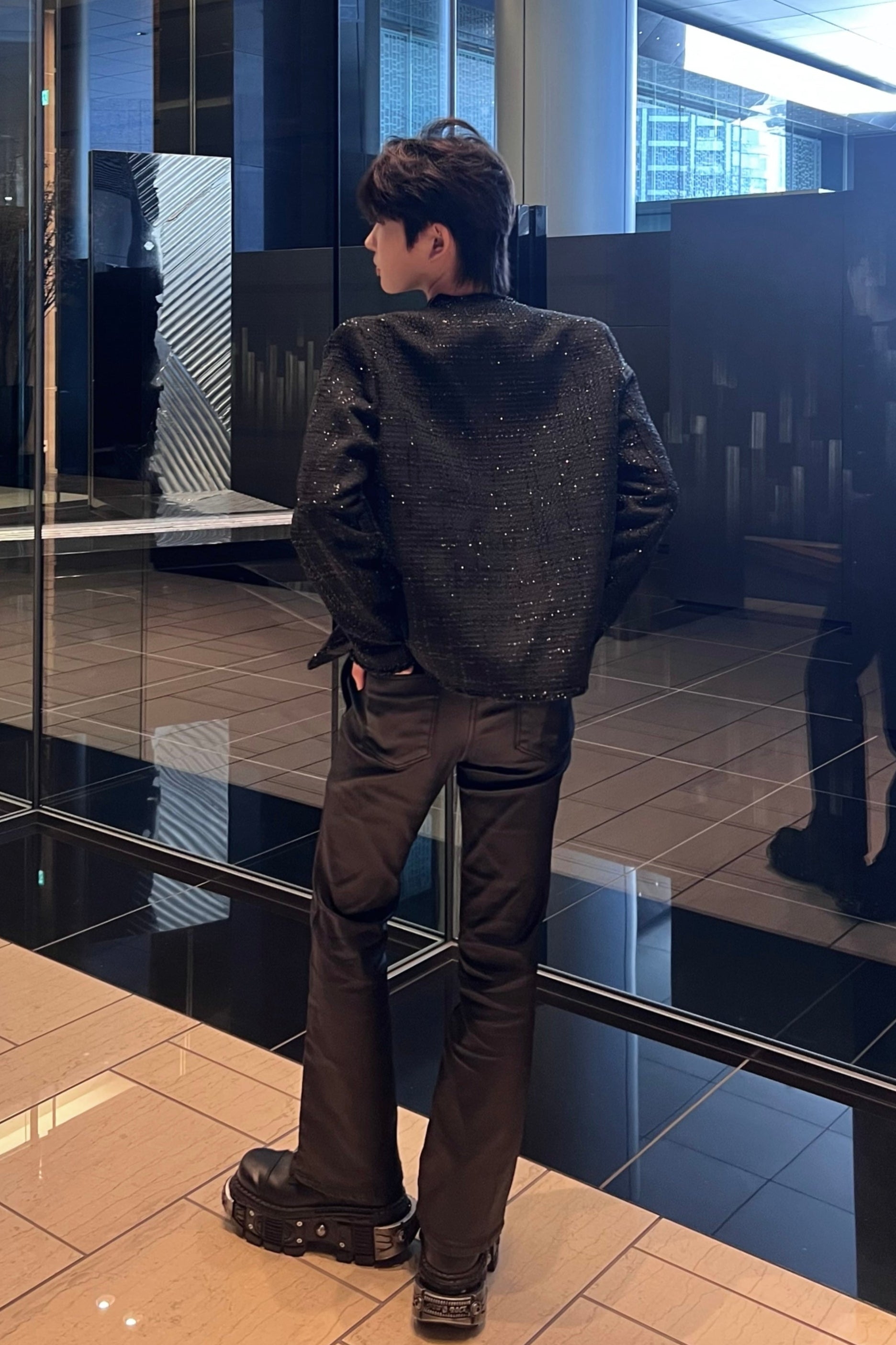 チェックツイードジャケット Ot4890