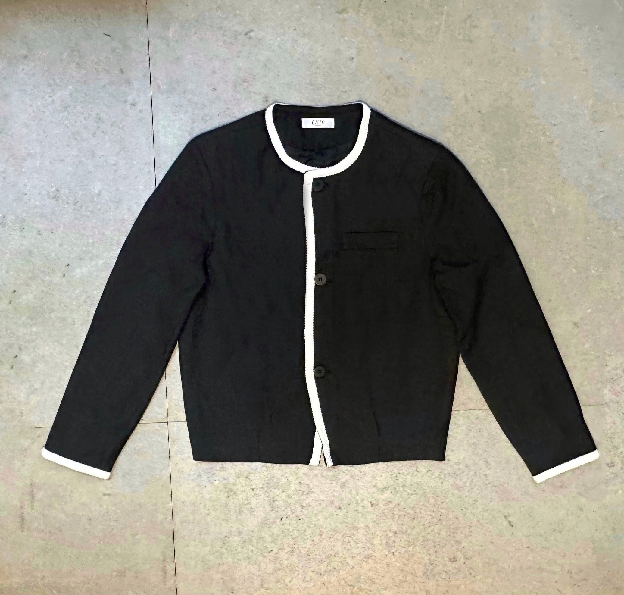 コントラストクロップドジャケット Ot4832