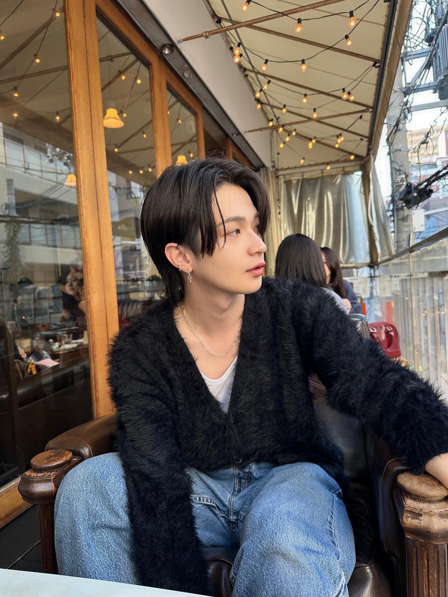 コリアンモヘアカーディガン Ot4553