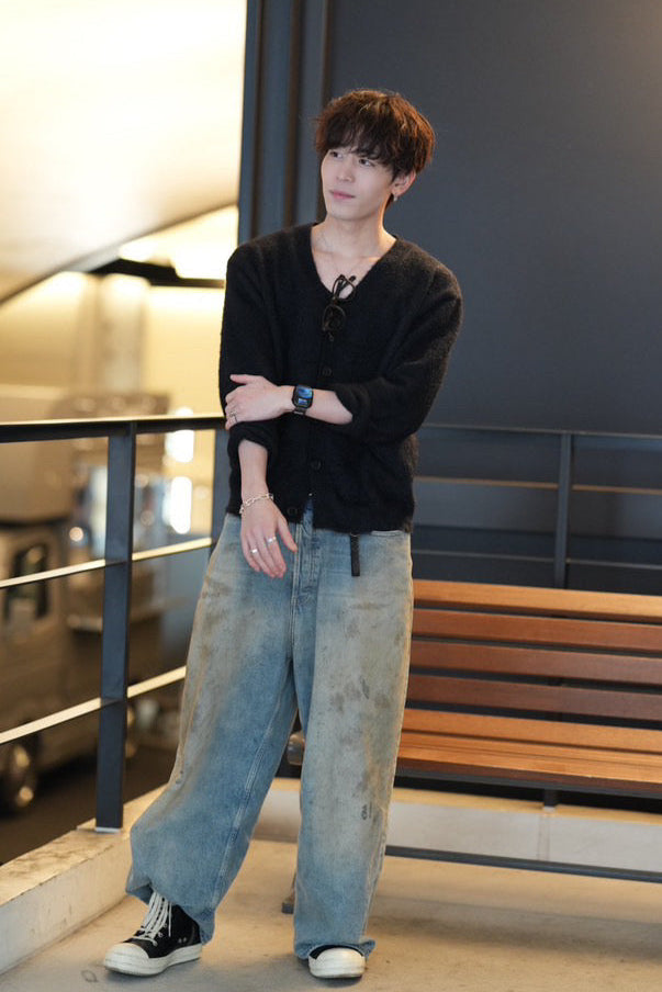 コリアンモヘアカーディガン Ot4553