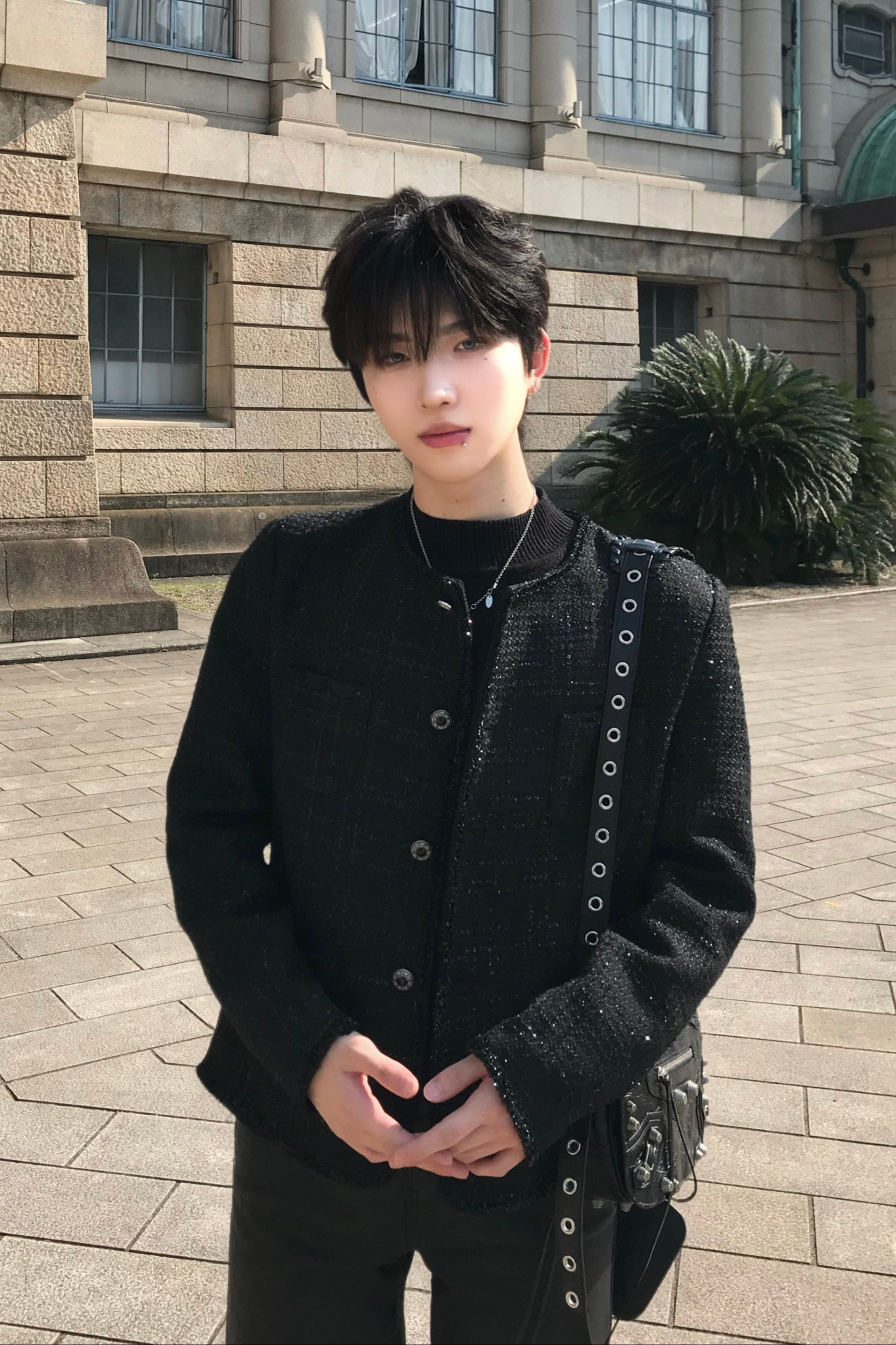 チェックツイードジャケット Ot4890