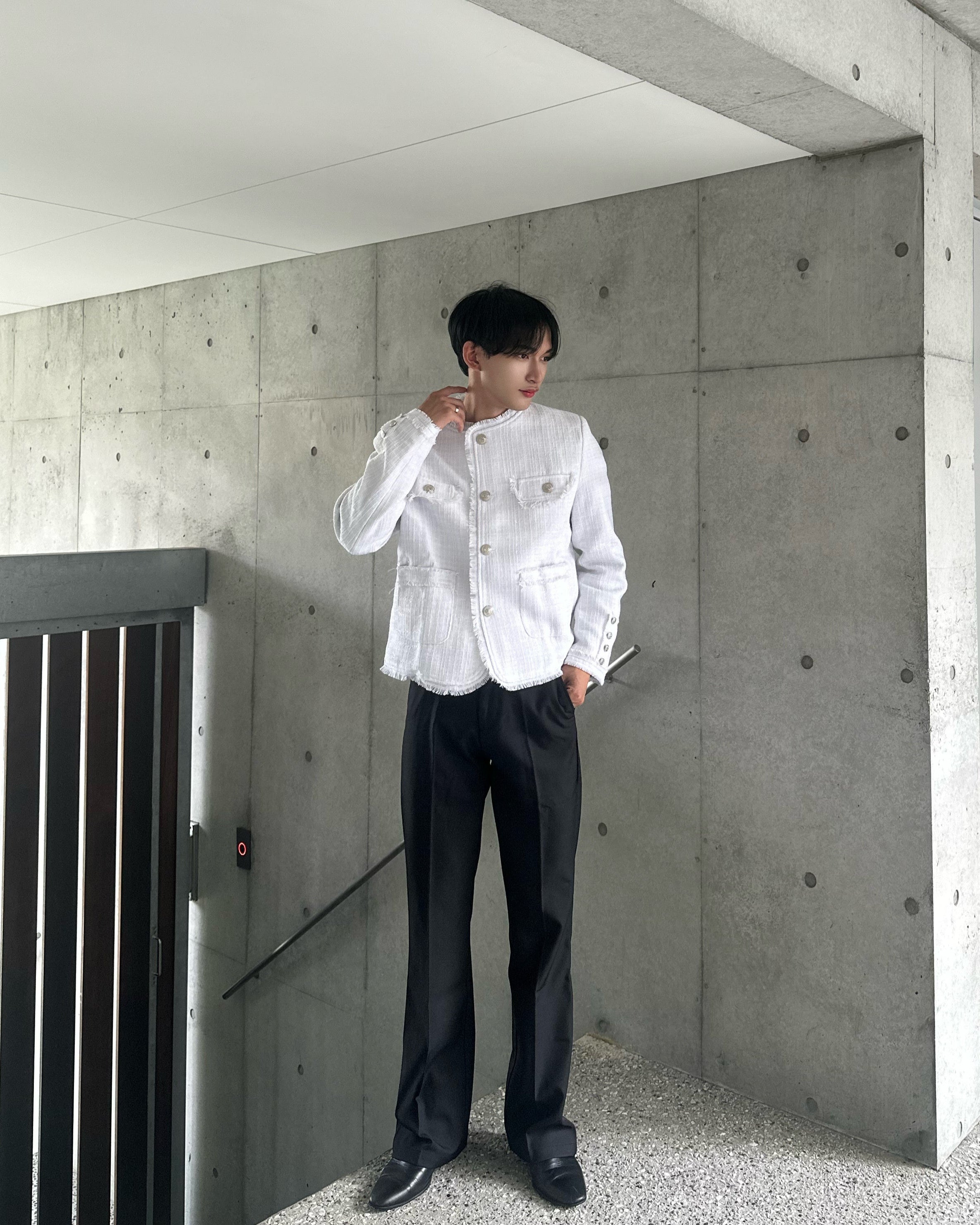 アイドルラグジュアリーツイードジャケット Ot4776