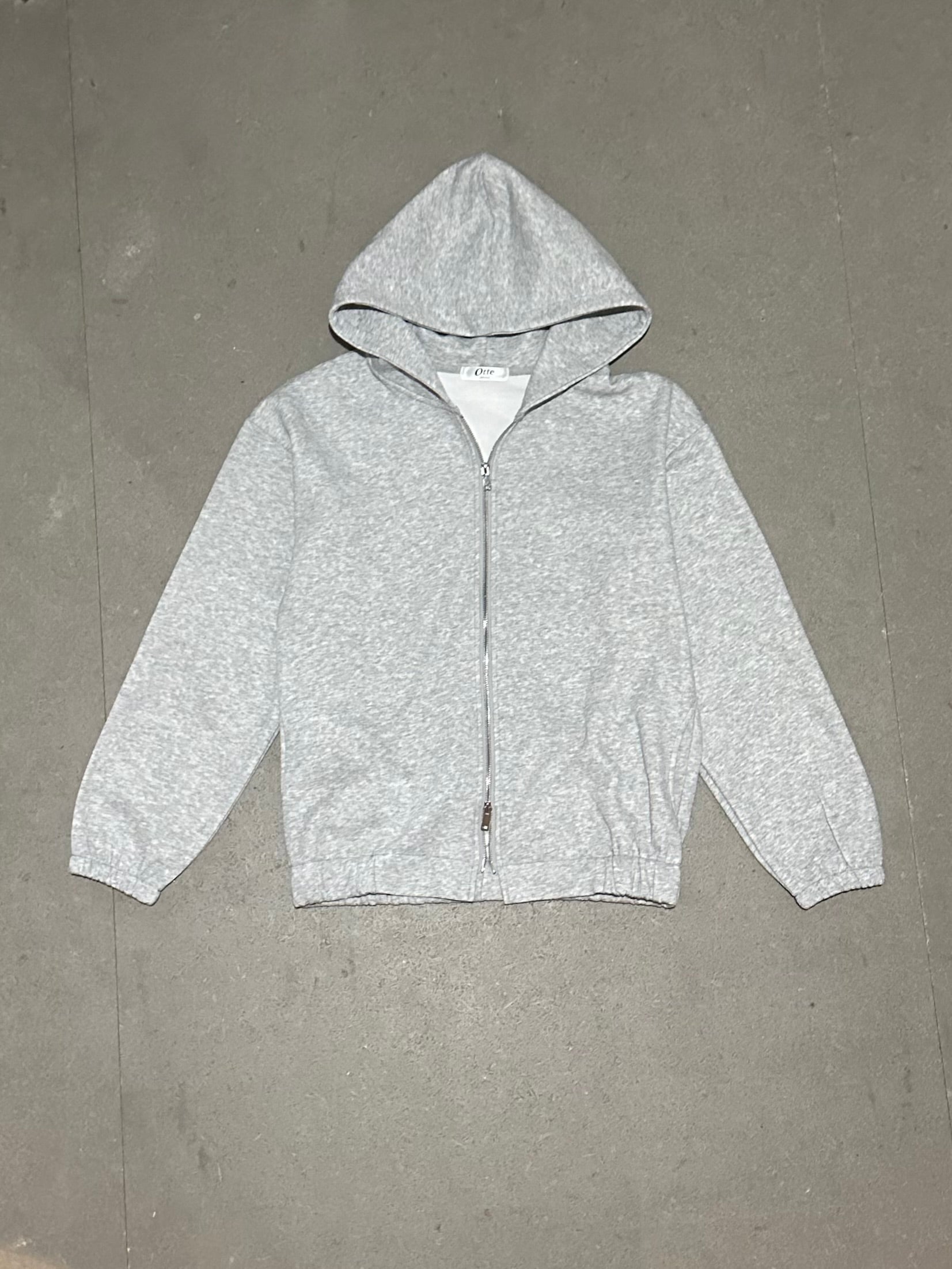 ダブルジップグレ―セットアップ Ot30005