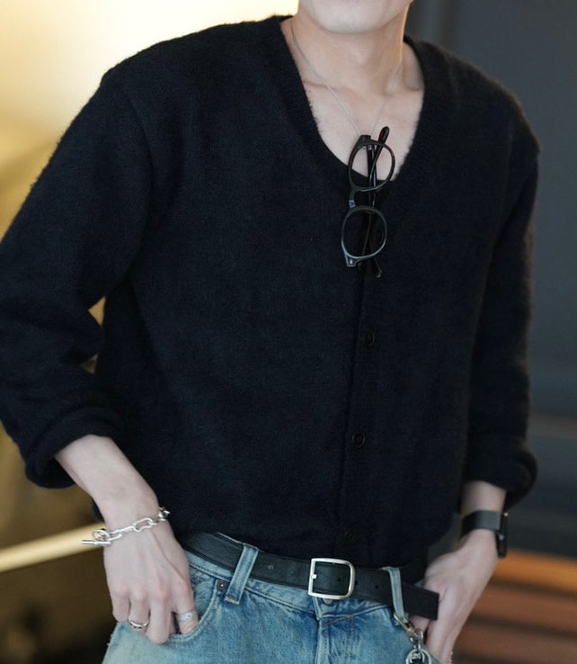 コリアンモヘアカーディガン Ot4553