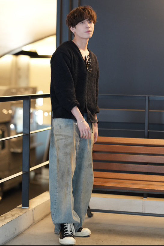 コリアンモヘアカーディガン Ot4553