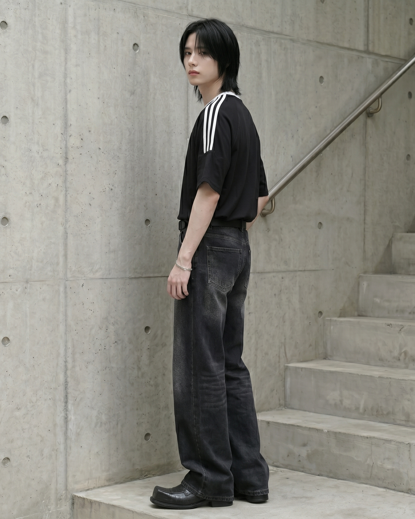 クルーネックラインTシャツ Ot20183