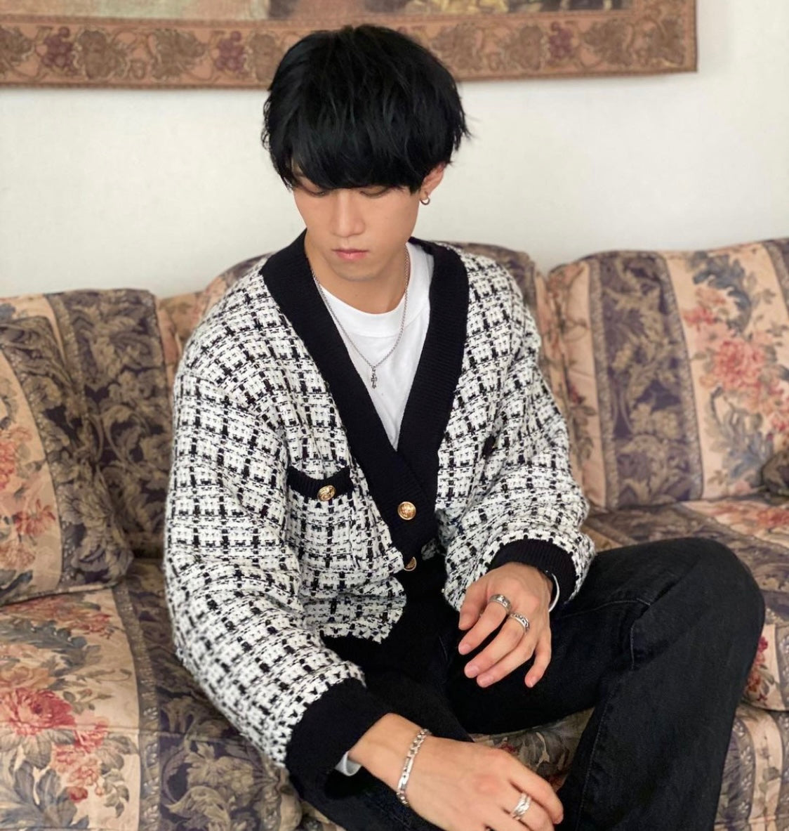 idol tweed jacket Ot4782