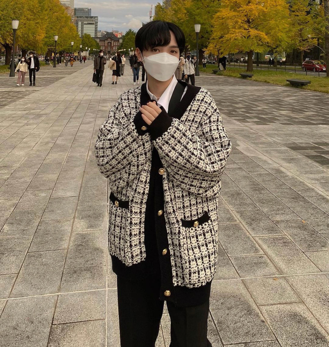 idol tweed jacket Ot4782