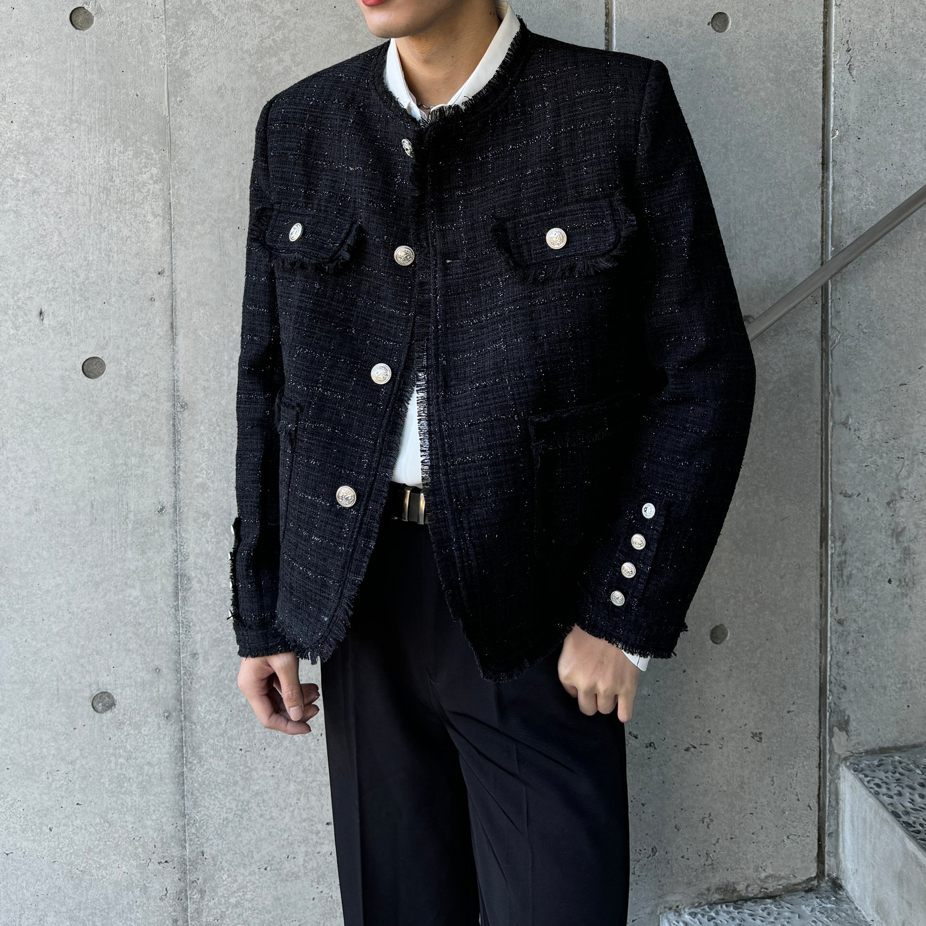 アイドルラグジュアリーツイードジャケット Ot4776