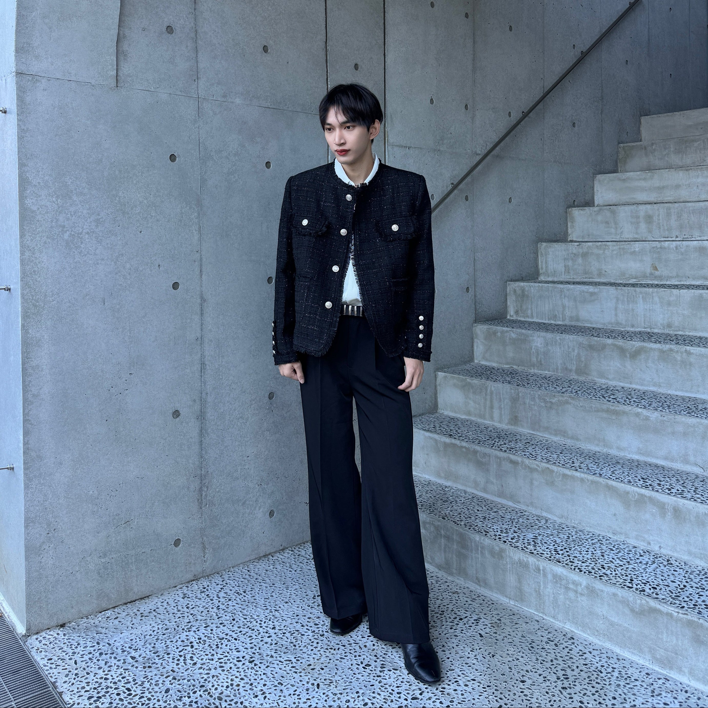 アイドルラグジュアリーツイードジャケット Ot4776