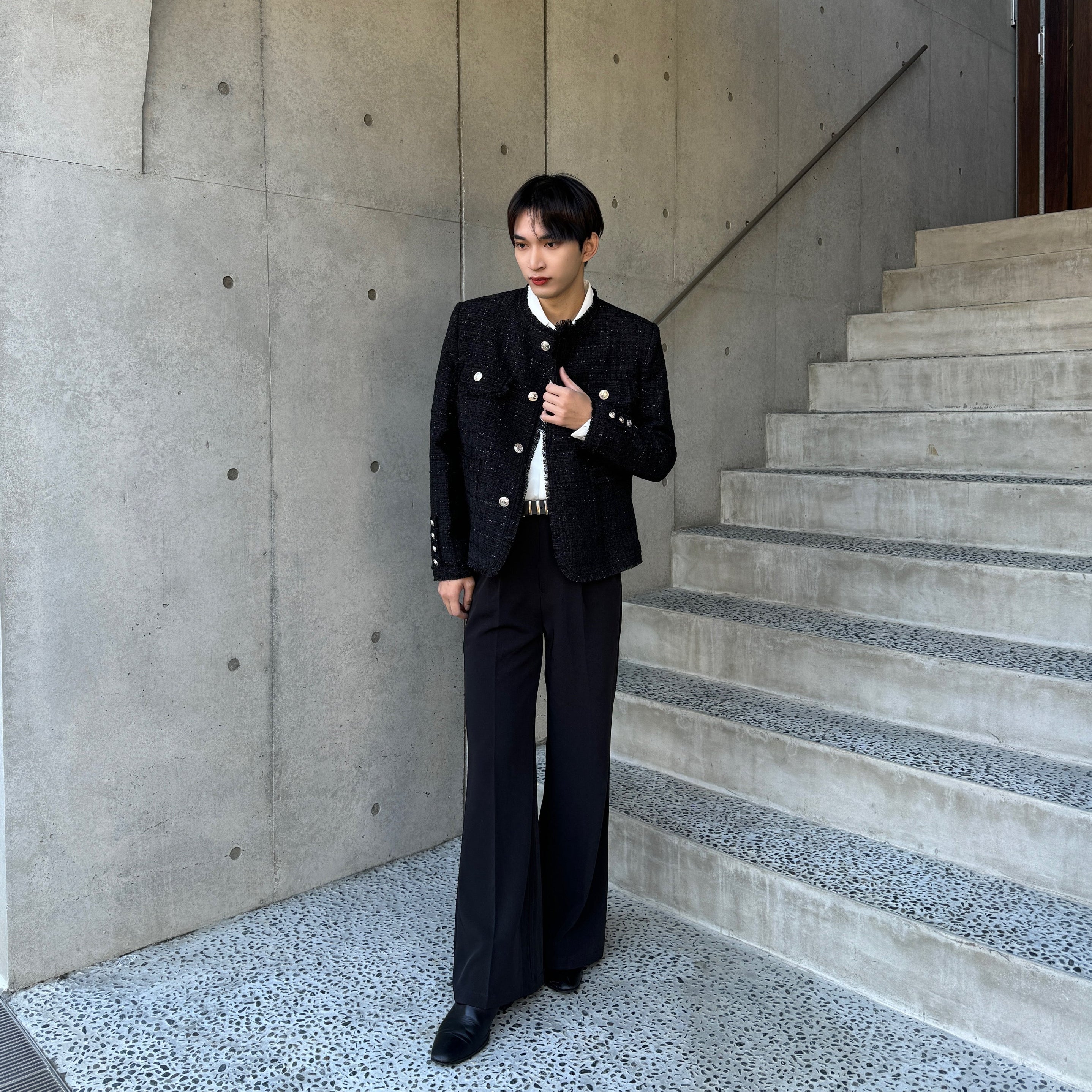 アイドルラグジュアリーツイードジャケット Ot4776