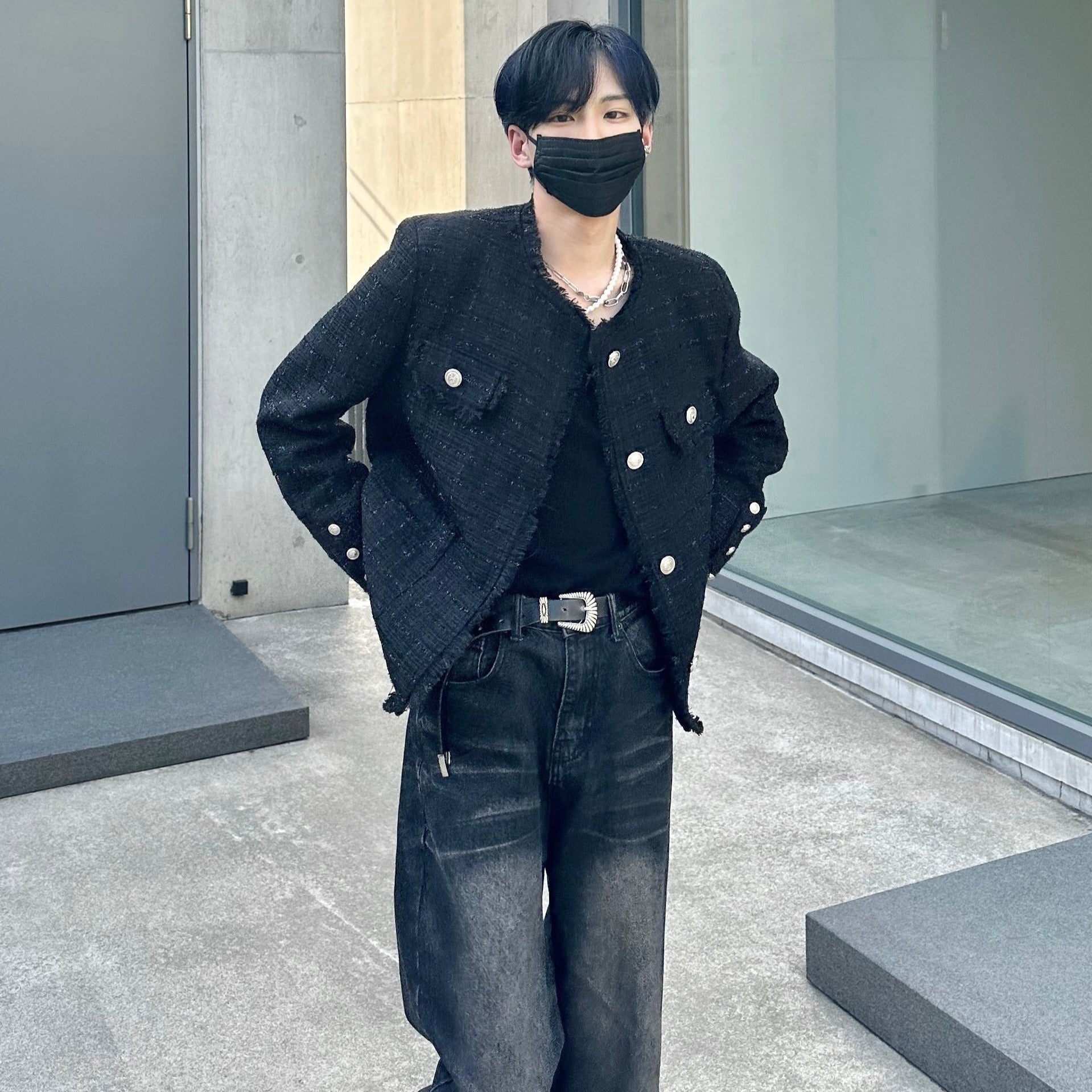 アイドルラグジュアリーツイードジャケット Ot4776