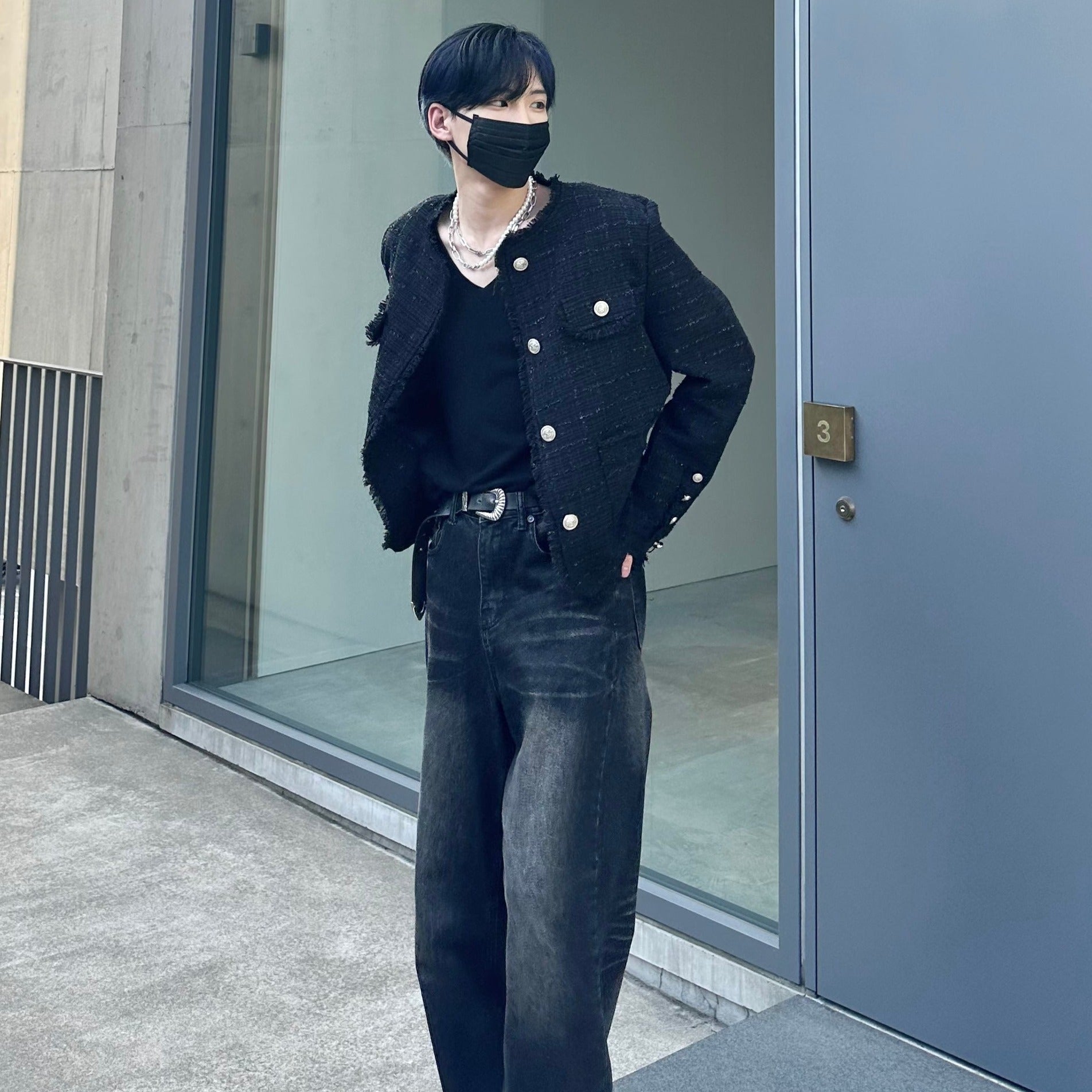 アイドルラグジュアリーツイードジャケット Ot4776