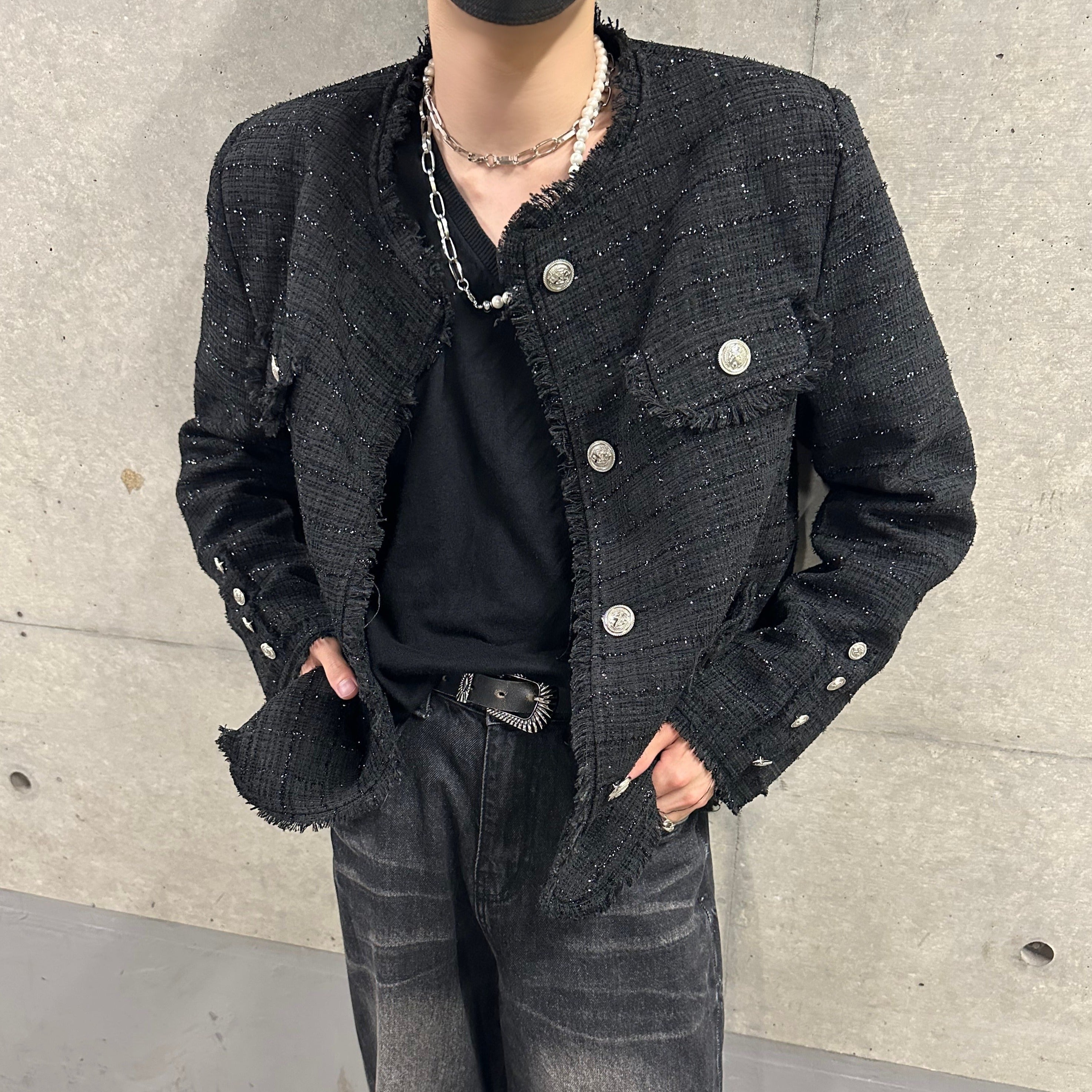 アイドルラグジュアリーツイードジャケット Ot4776