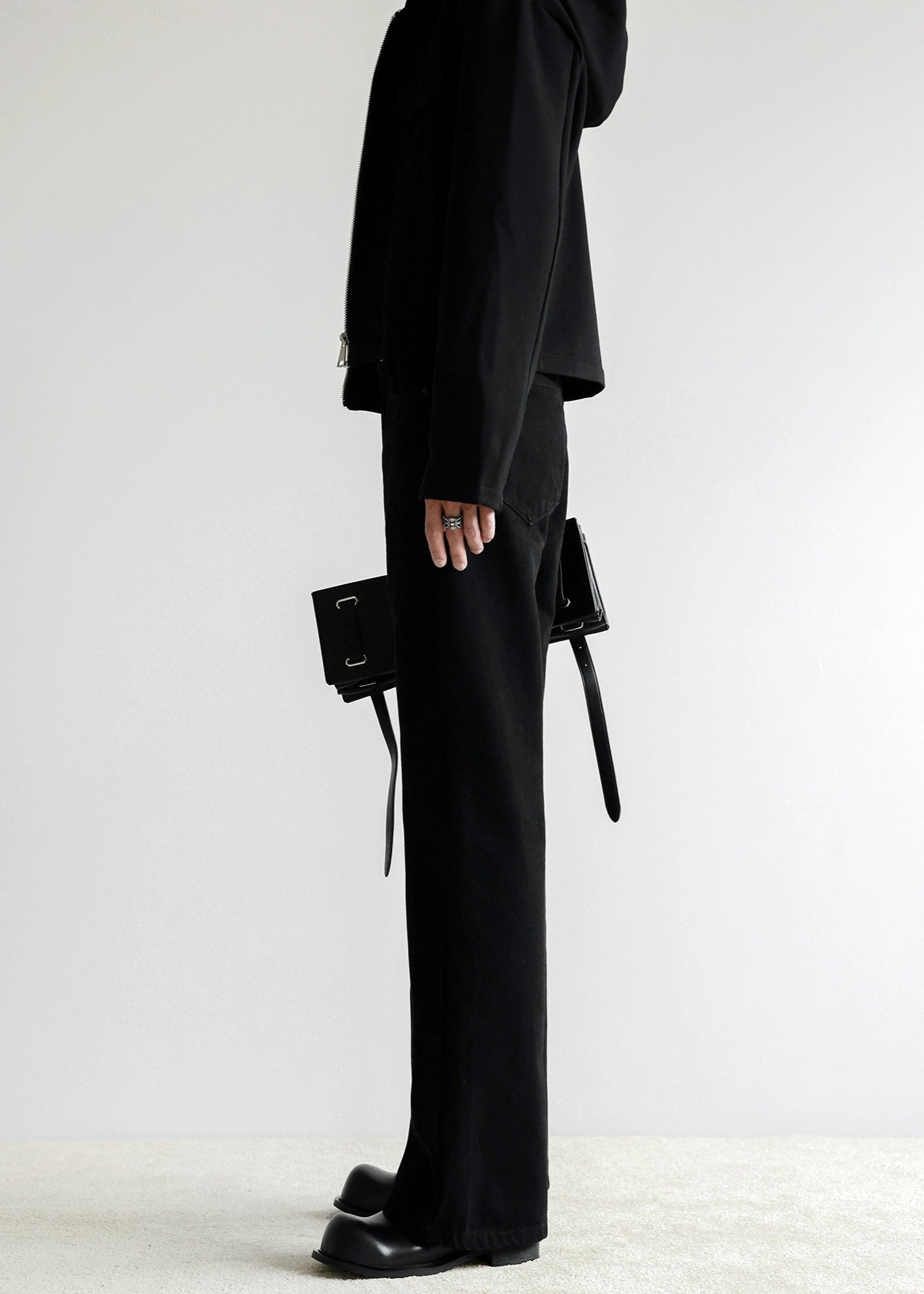 ブラックフレアパンツ Ot11716