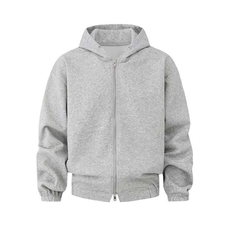 ダブルジップグレ―セットアップ Ot30005